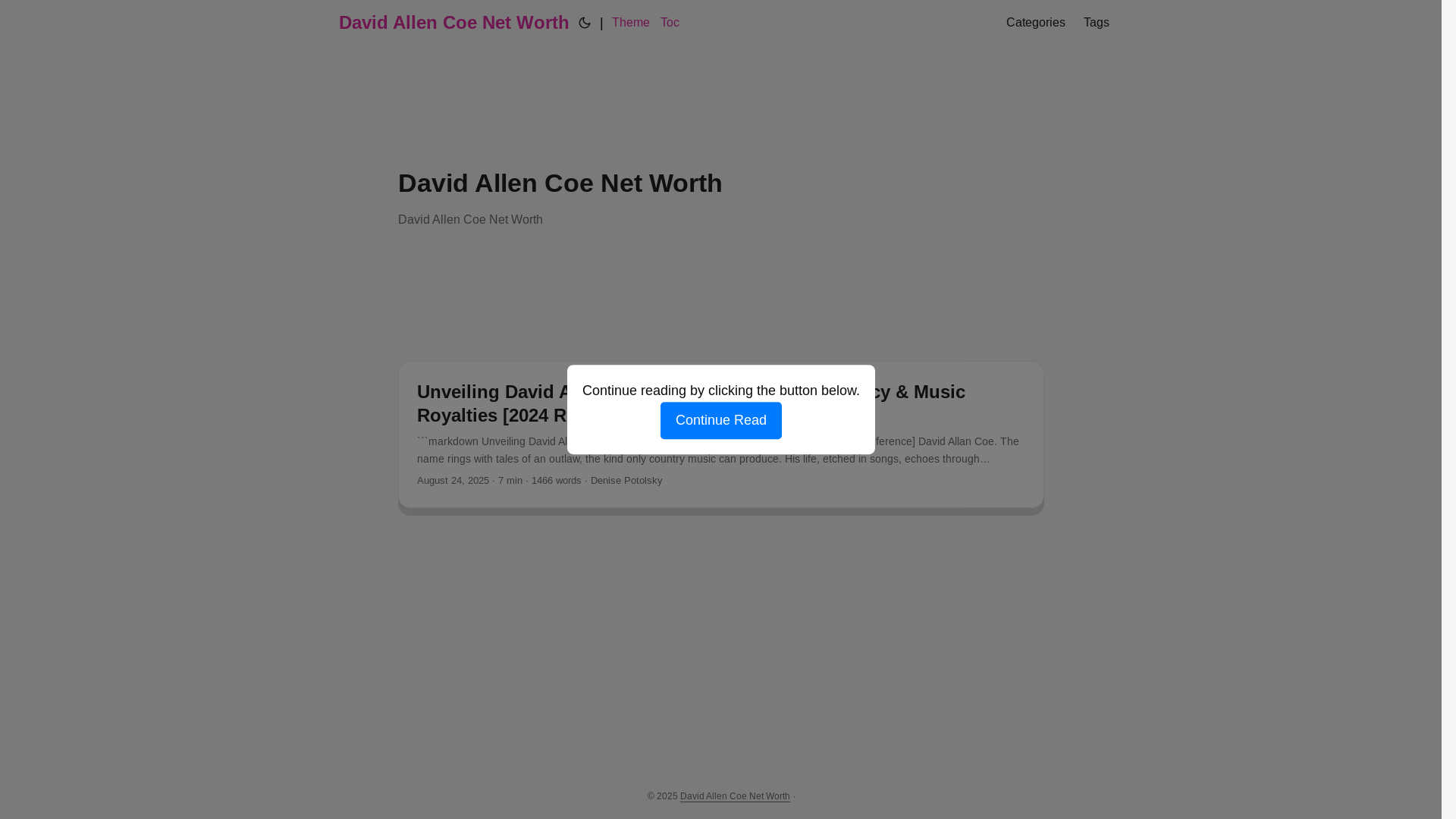 website screenshot of https://david-allen-coe-net-worth.pages.dev/