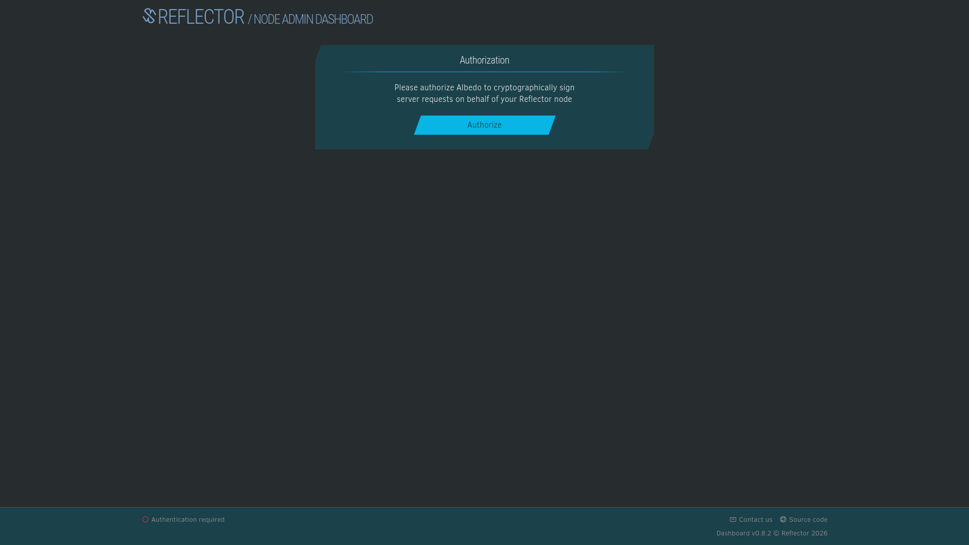 website screenshot of https://reflector-admin-dashboard-preview.pages.dev/