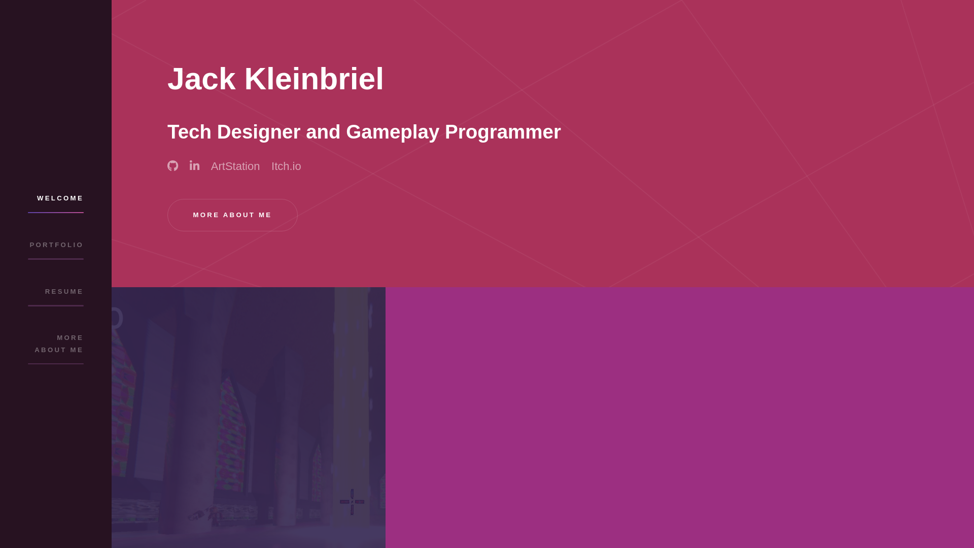 website screenshot of https://jackkleinbriel.com/