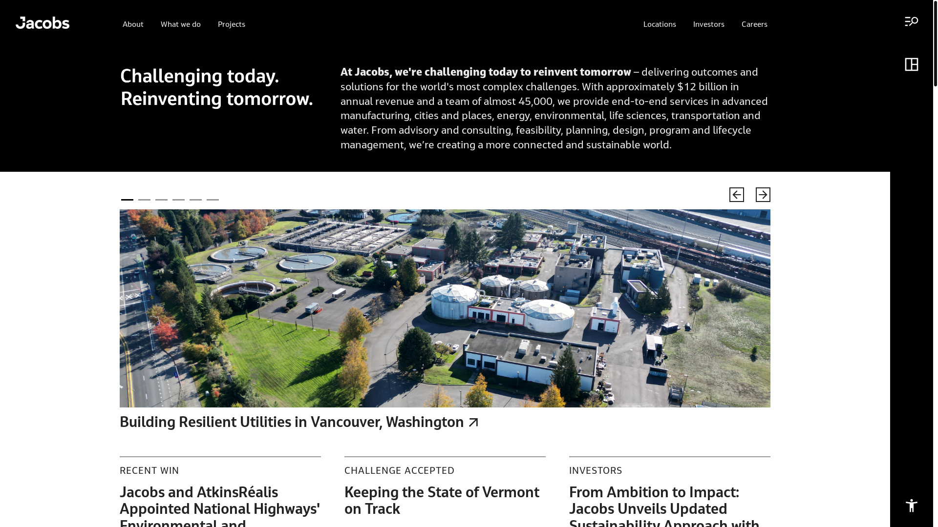 website screenshot of https://www.jacobs.com/