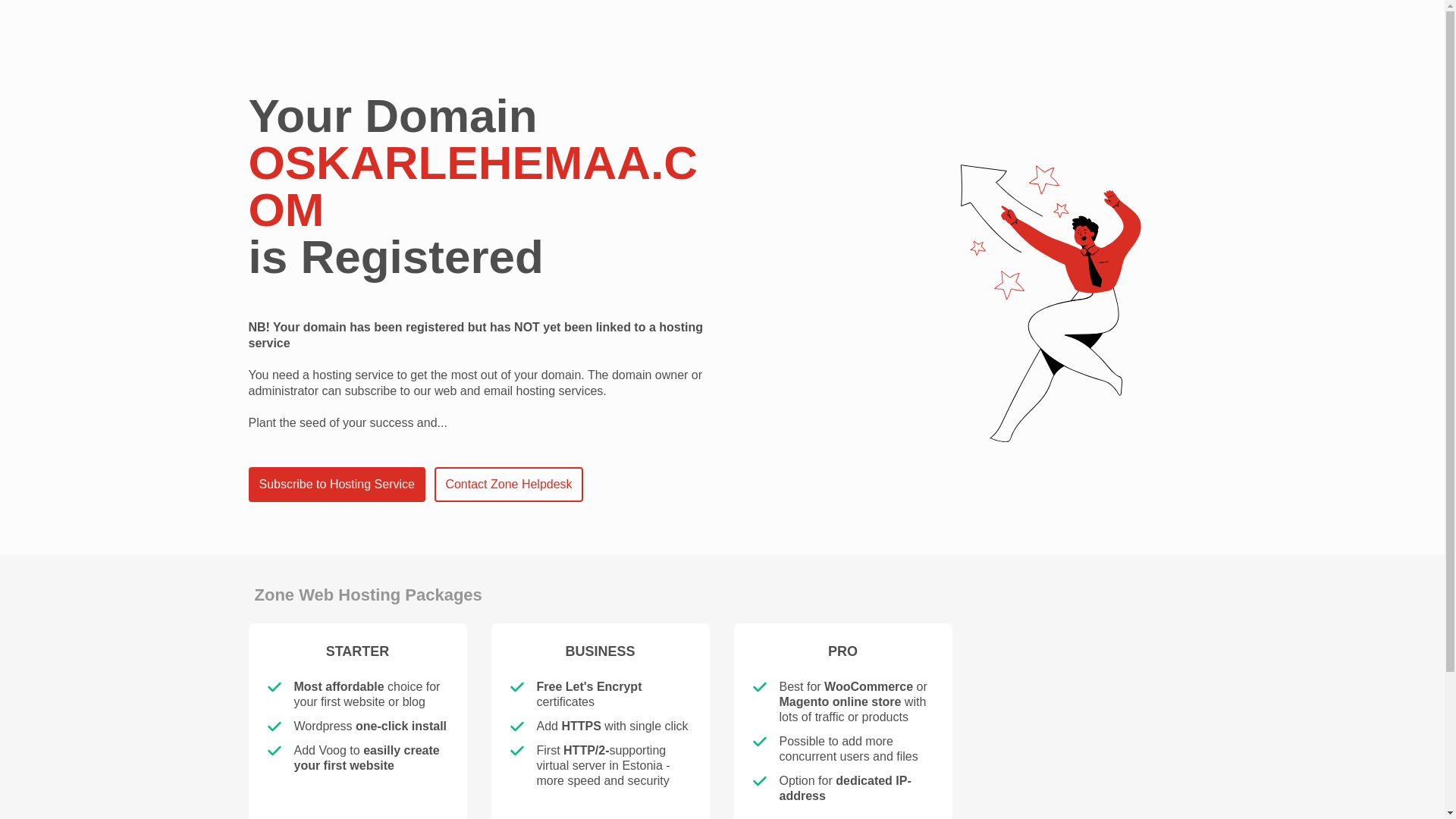 website screenshot of https://oskarlehemaa.com/