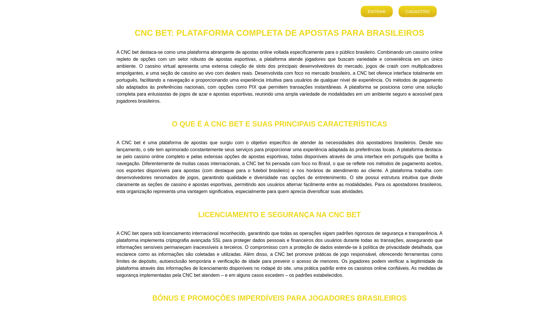 website screenshot of https://cncbets.net