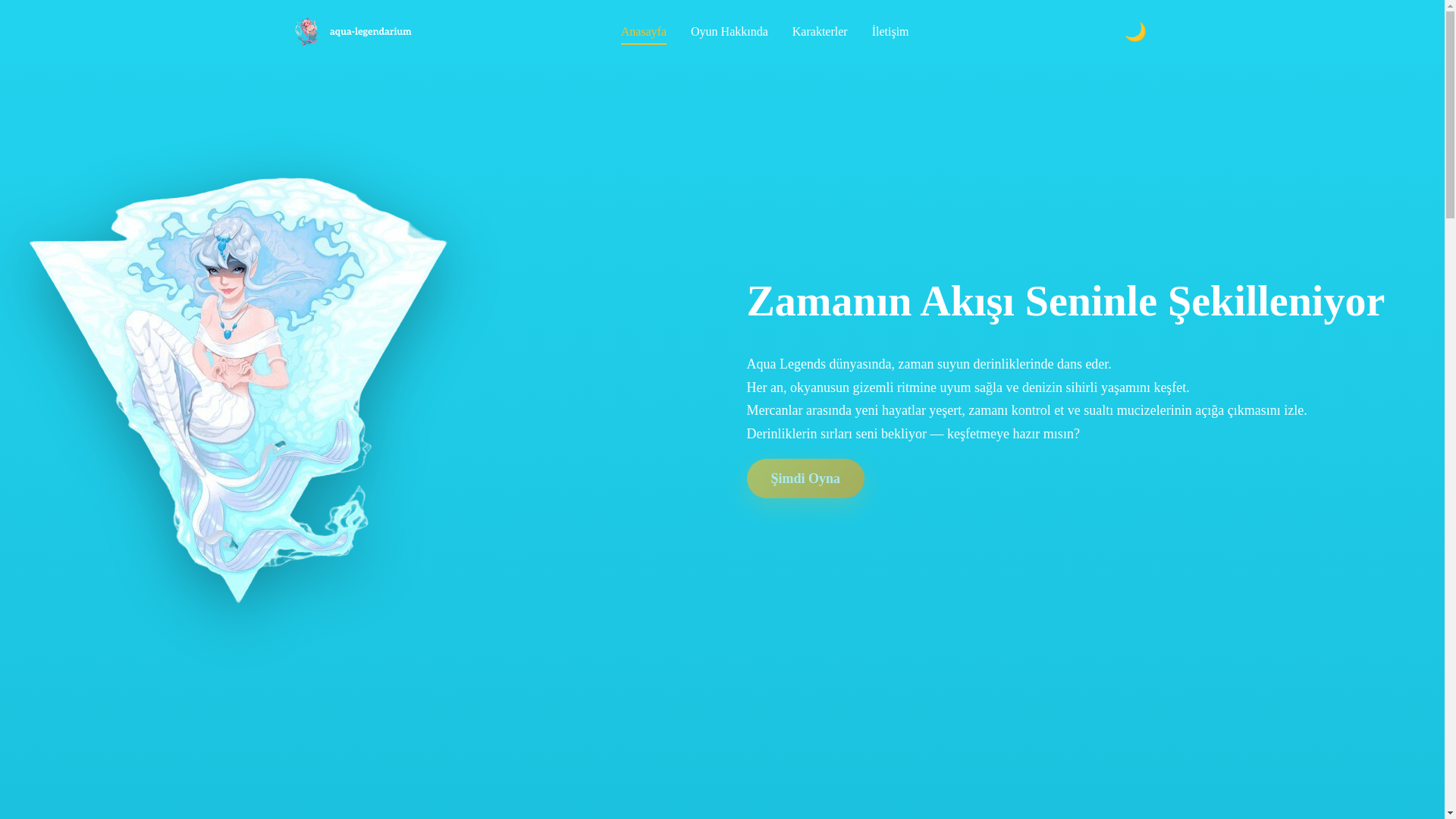 website screenshot of https://aqua-legendarium.com/