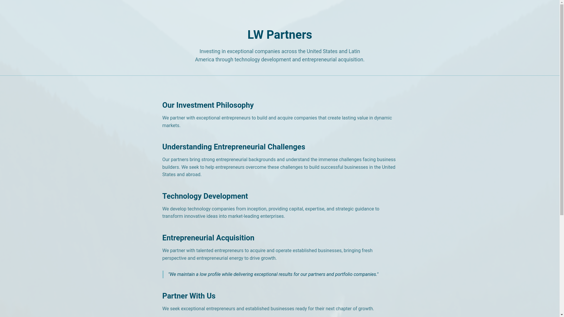 website screenshot of https://lwpartners.pages.dev/