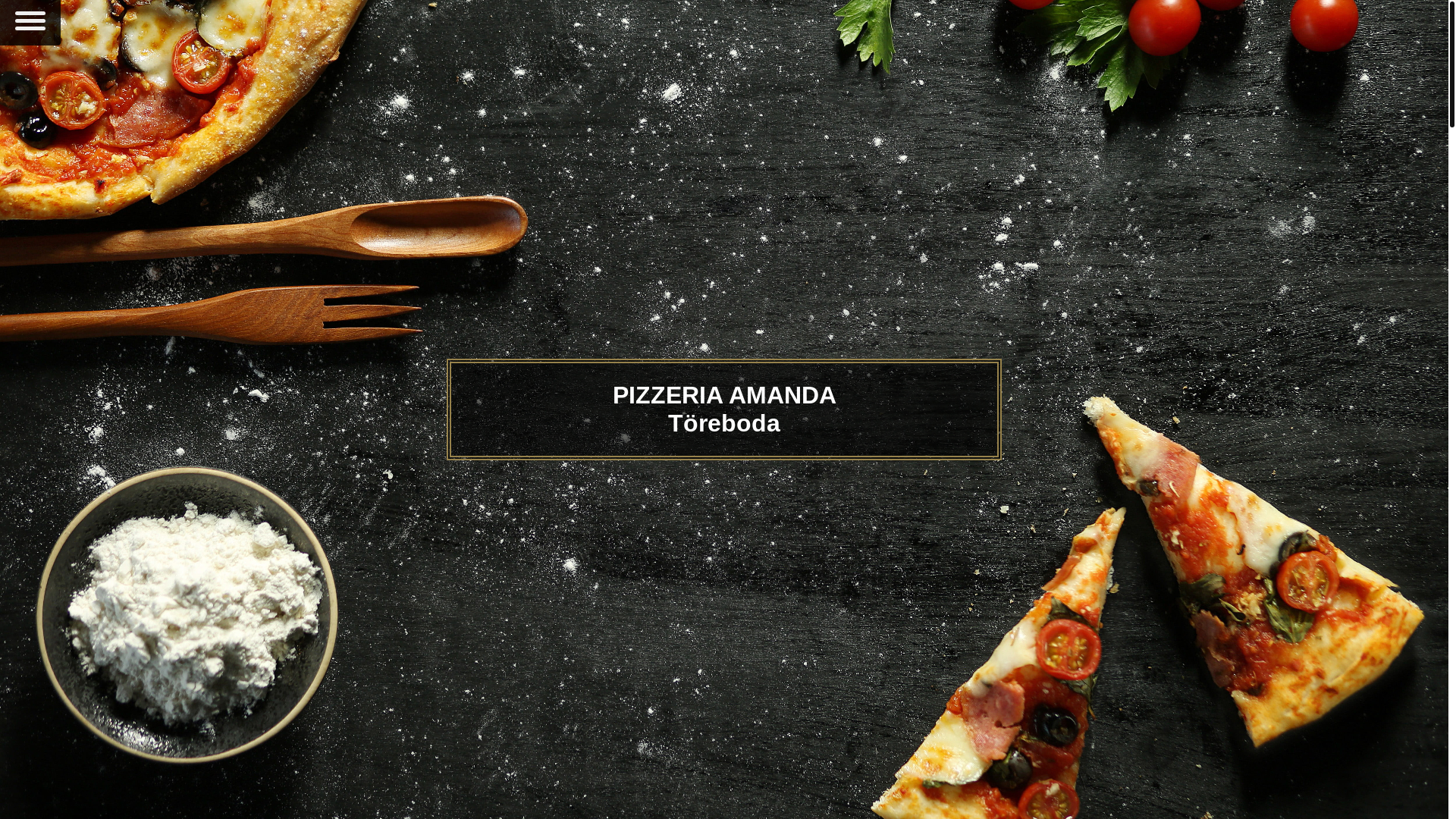website screenshot of https://pizzeriaamanda.pages.dev/