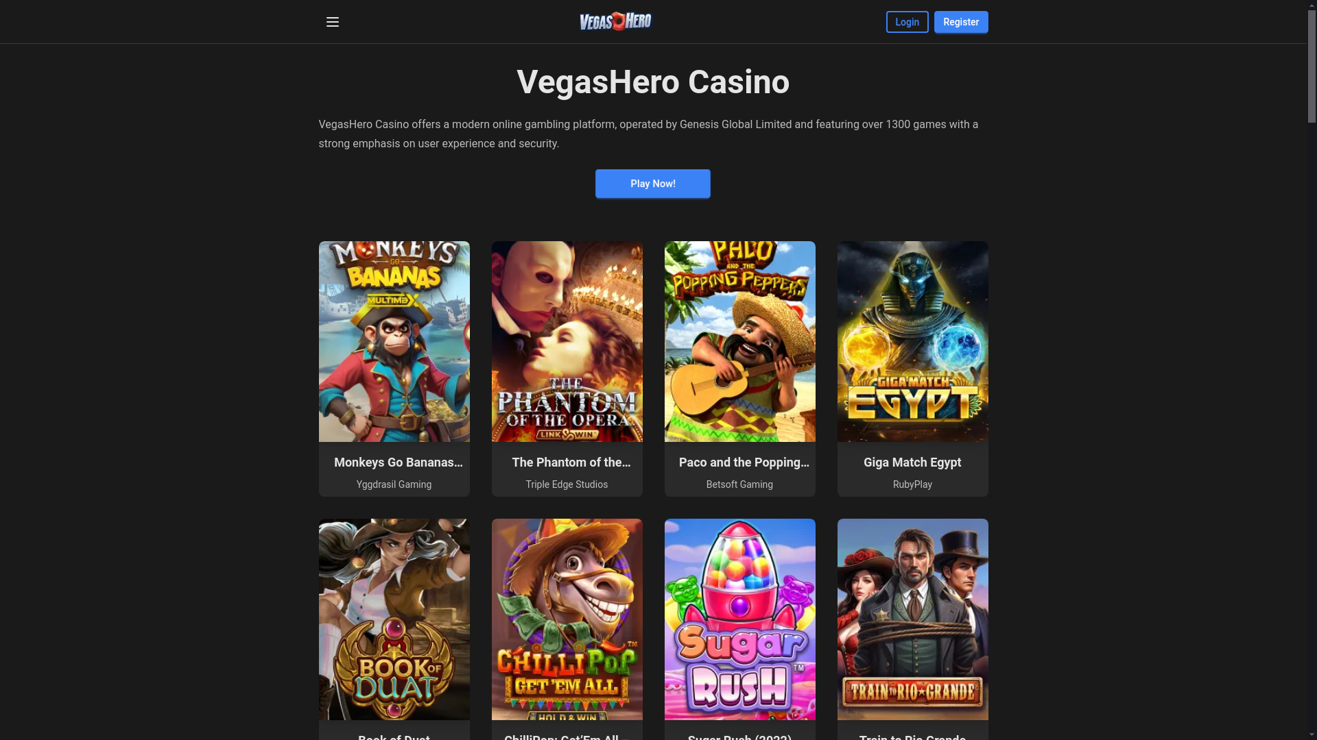 website screenshot of https://vegashero7-com.pages.dev/