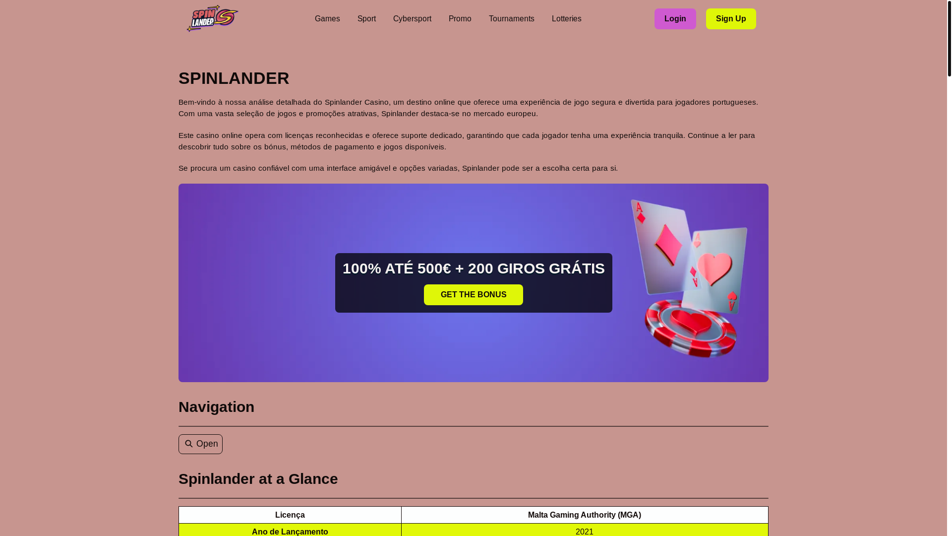 website screenshot of https://spinlanderpt-org.pages.dev/