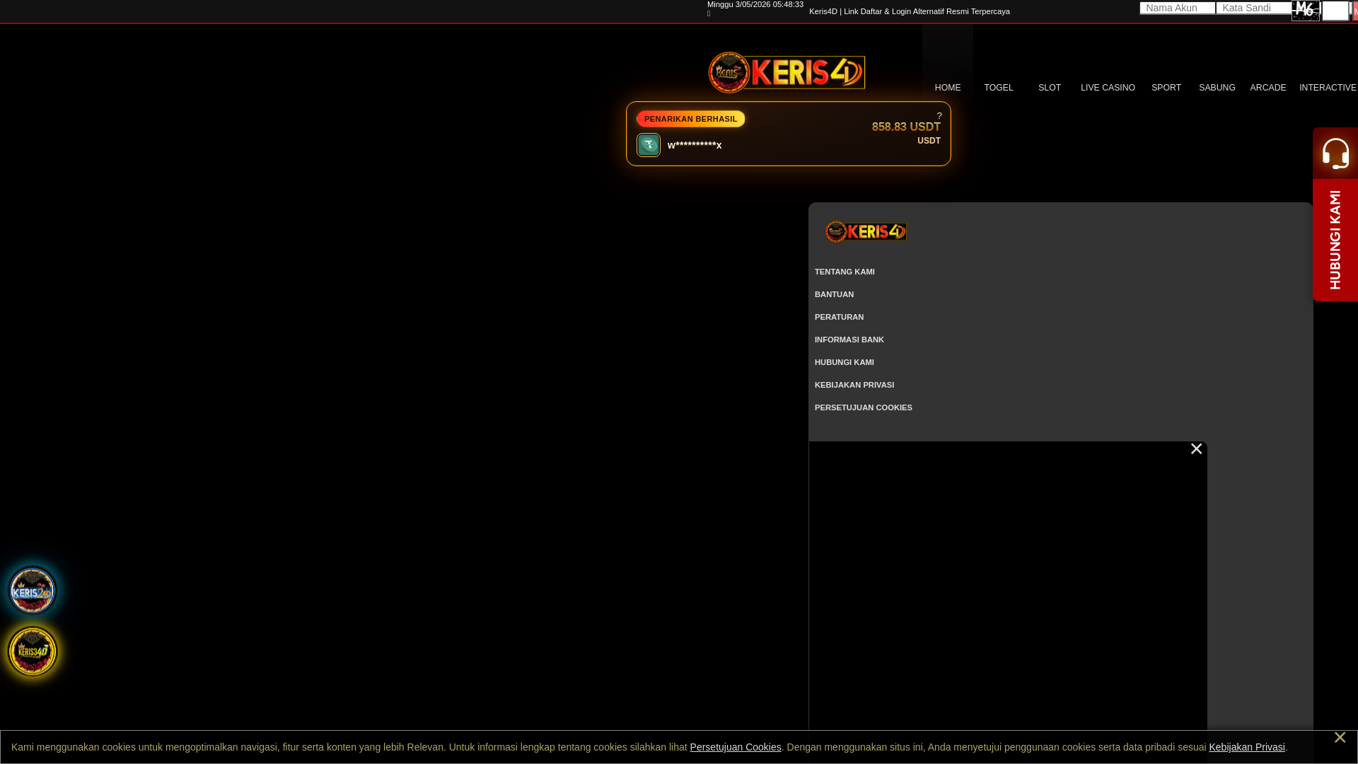 website screenshot of https://keris1lowertrip.click/