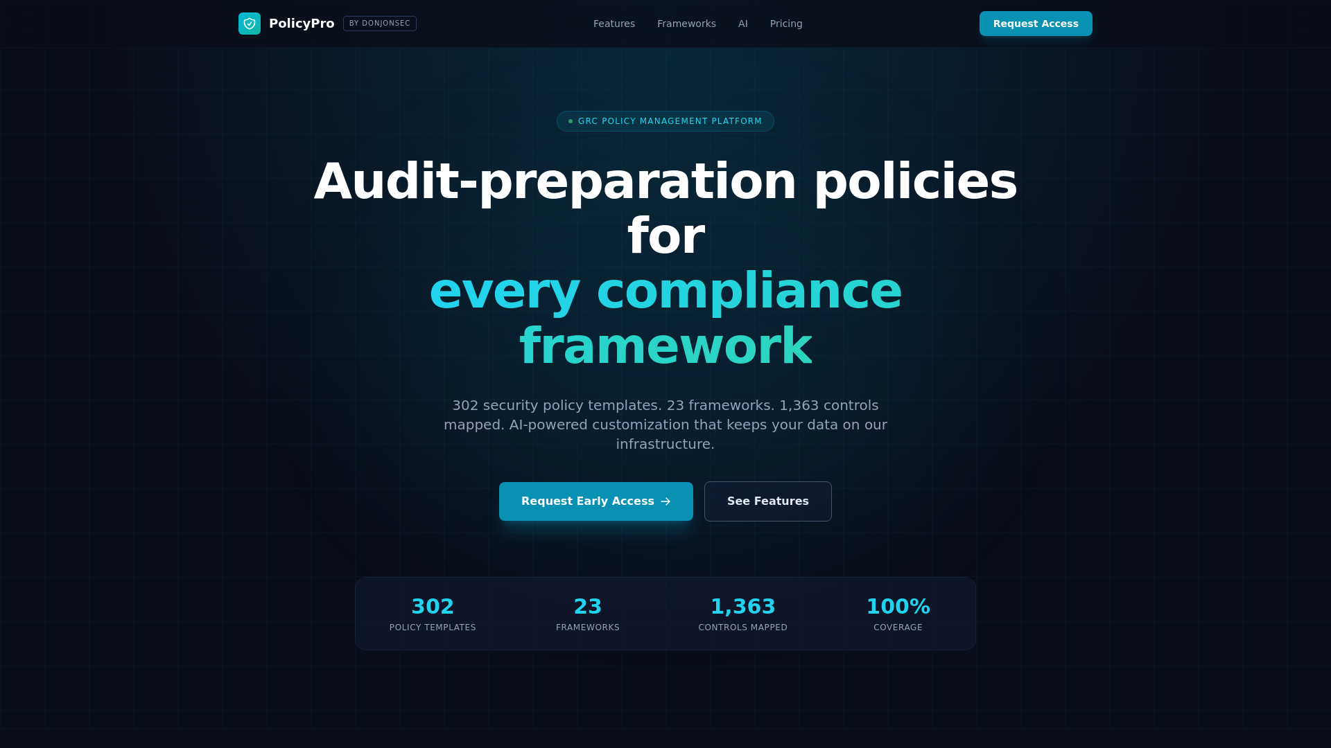website screenshot of https://policypro-website.pages.dev/