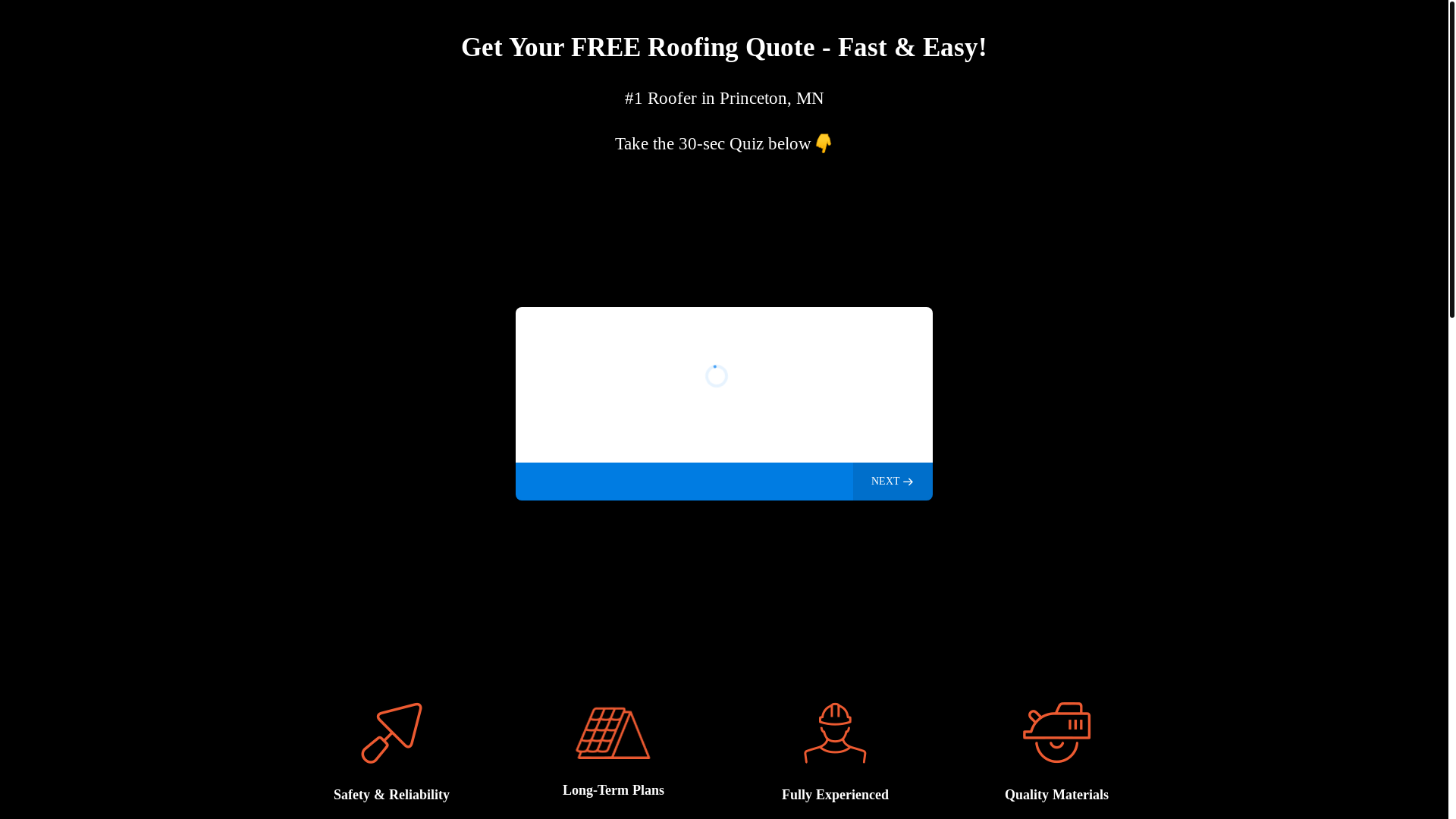 website screenshot of https://rmkcontractingminnesota.com/