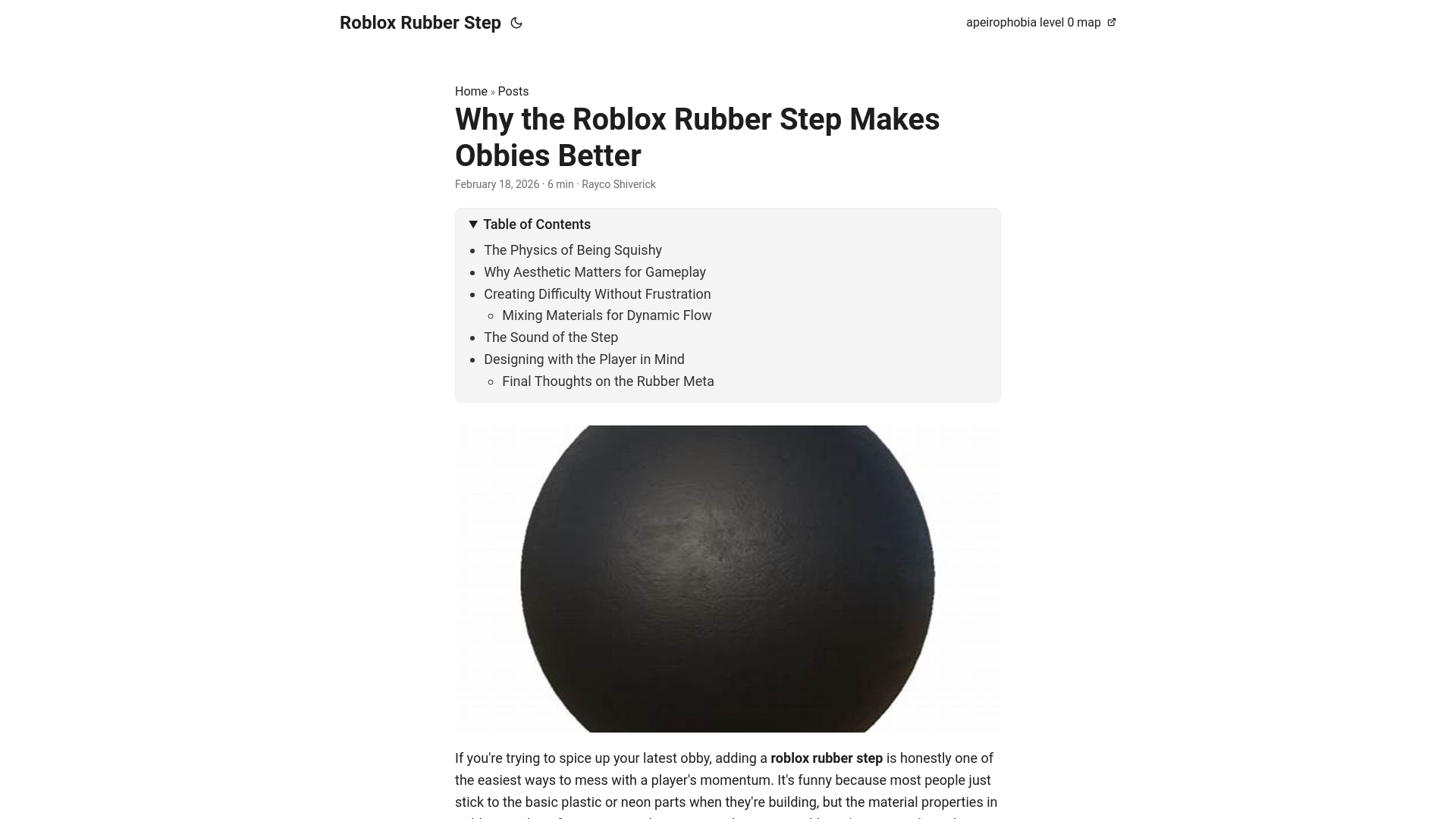 website screenshot of https://roblox-rubber-step.pages.dev/