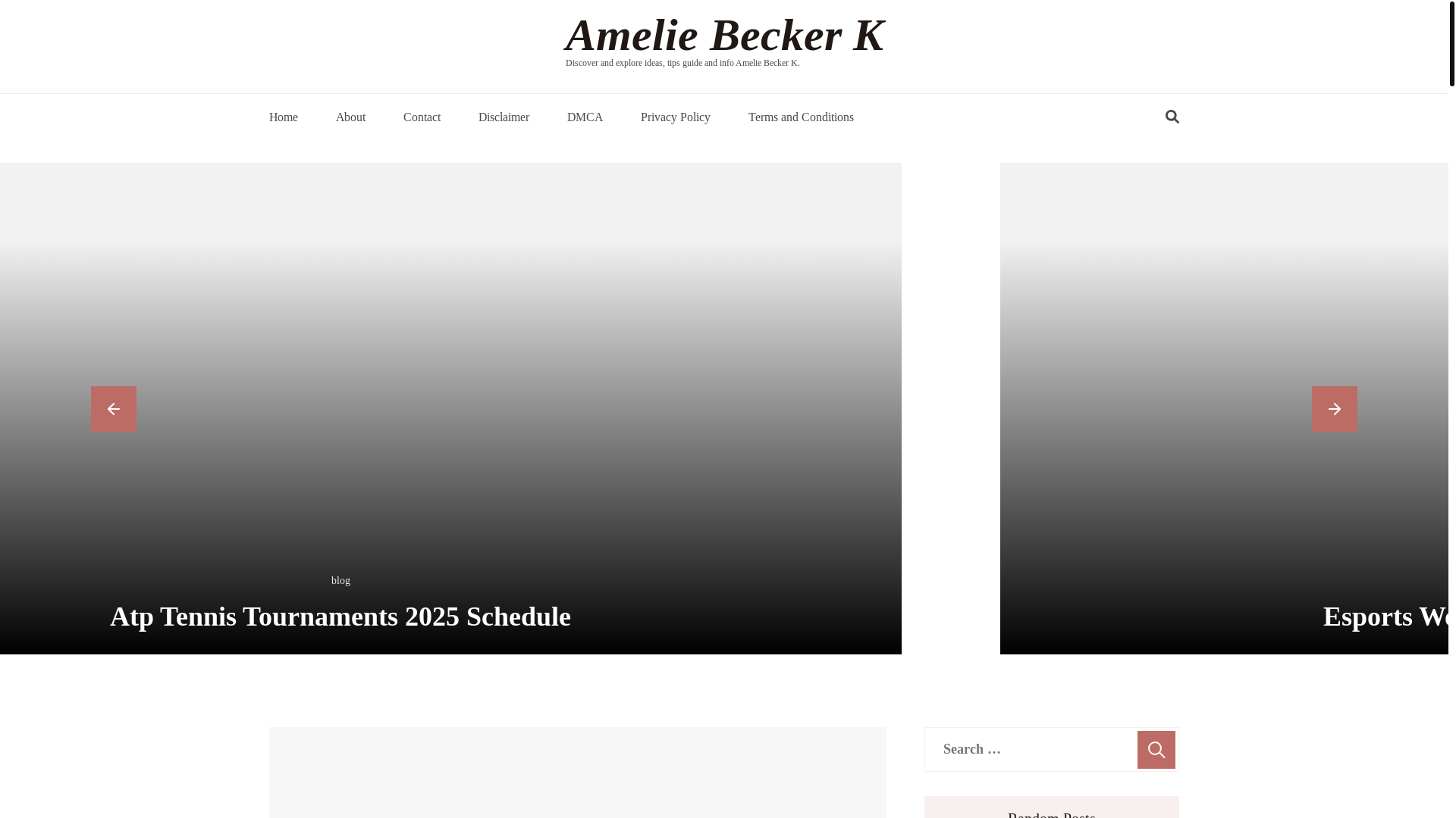 website screenshot of https://ameliebeckerk.pages.dev/