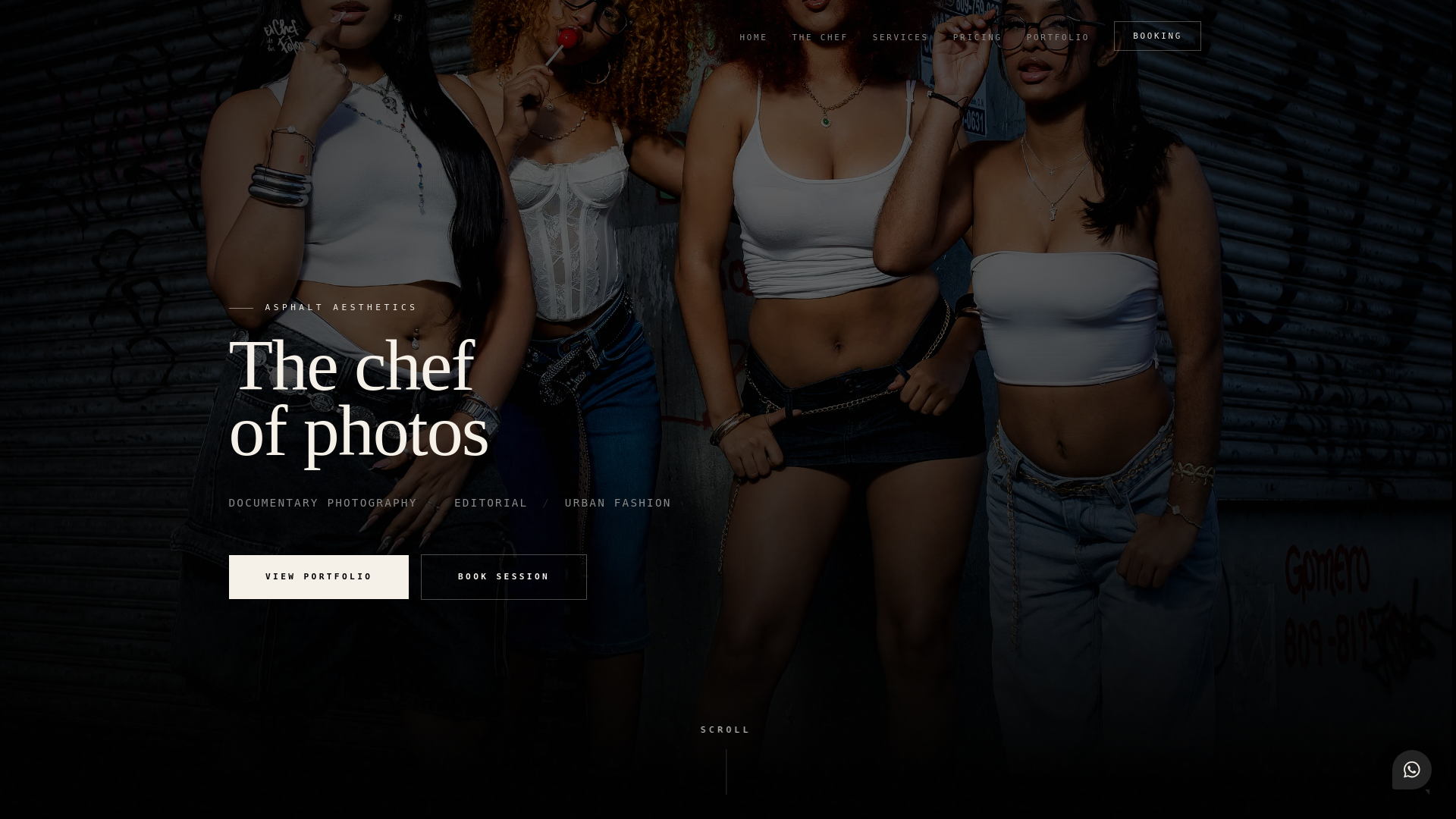 website screenshot of https://elchefdelasfotos.com
