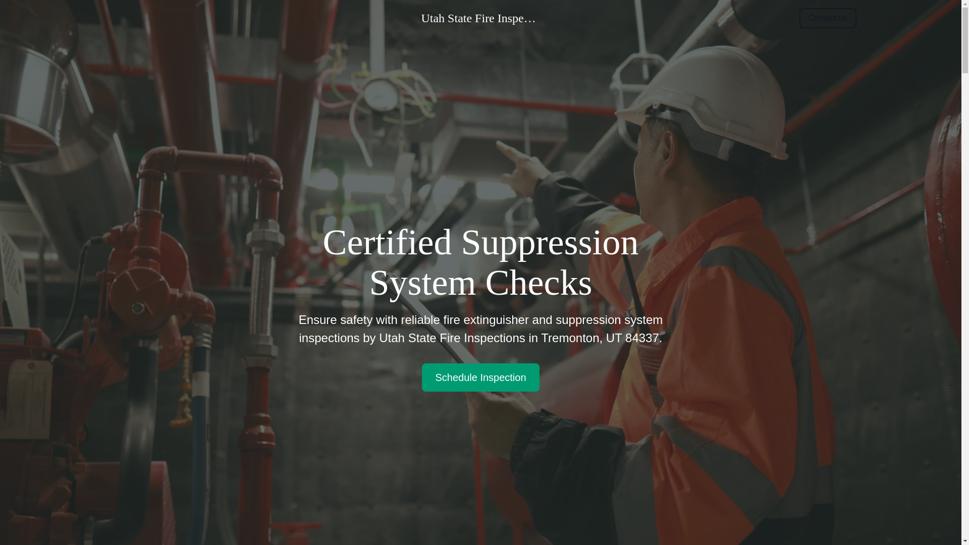 website screenshot of https://utahstatefire.com/