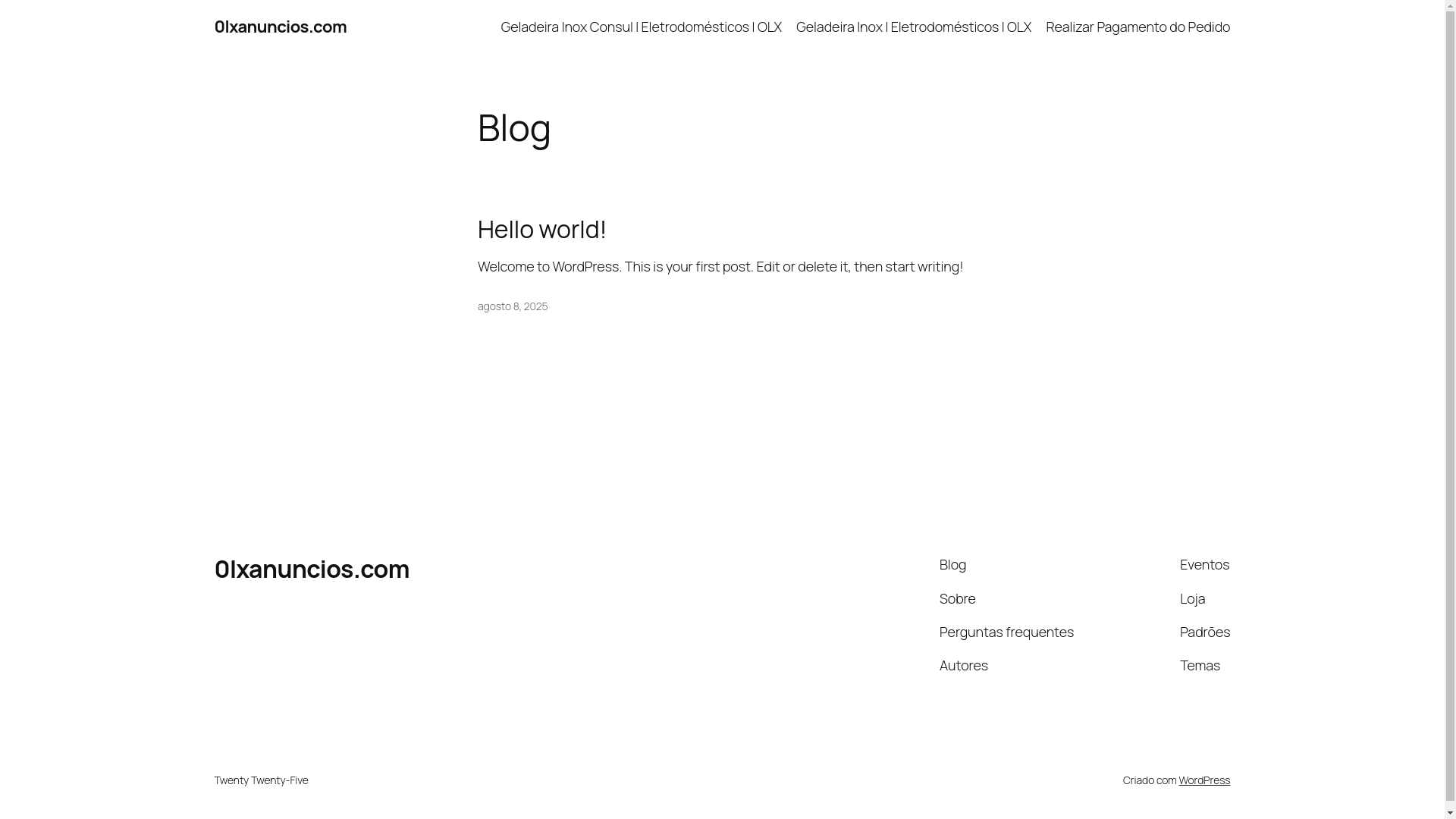 website screenshot of https://0lxanuncios.com/