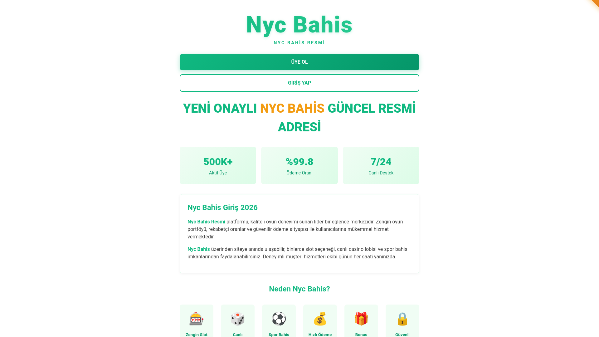 website screenshot of https://nycbahis5x.pages.dev/