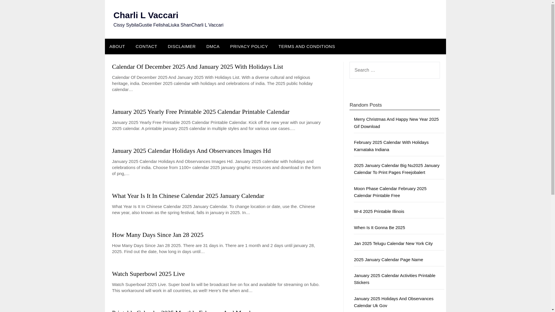 website screenshot of https://charlilvaccari.pages.dev/