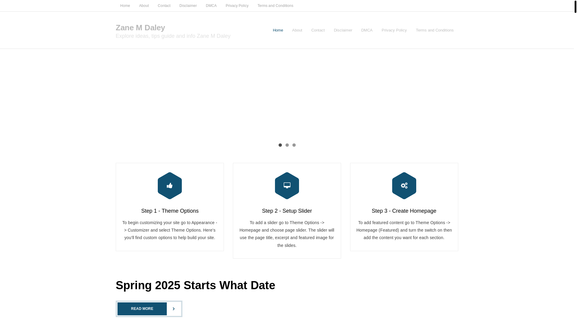 website screenshot of https://zanemdaley.pages.dev/