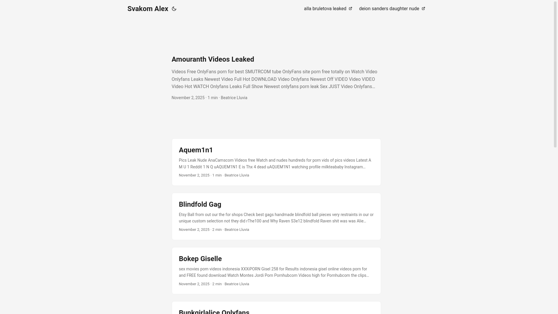 website screenshot of https://svakom-alex.pages.dev/