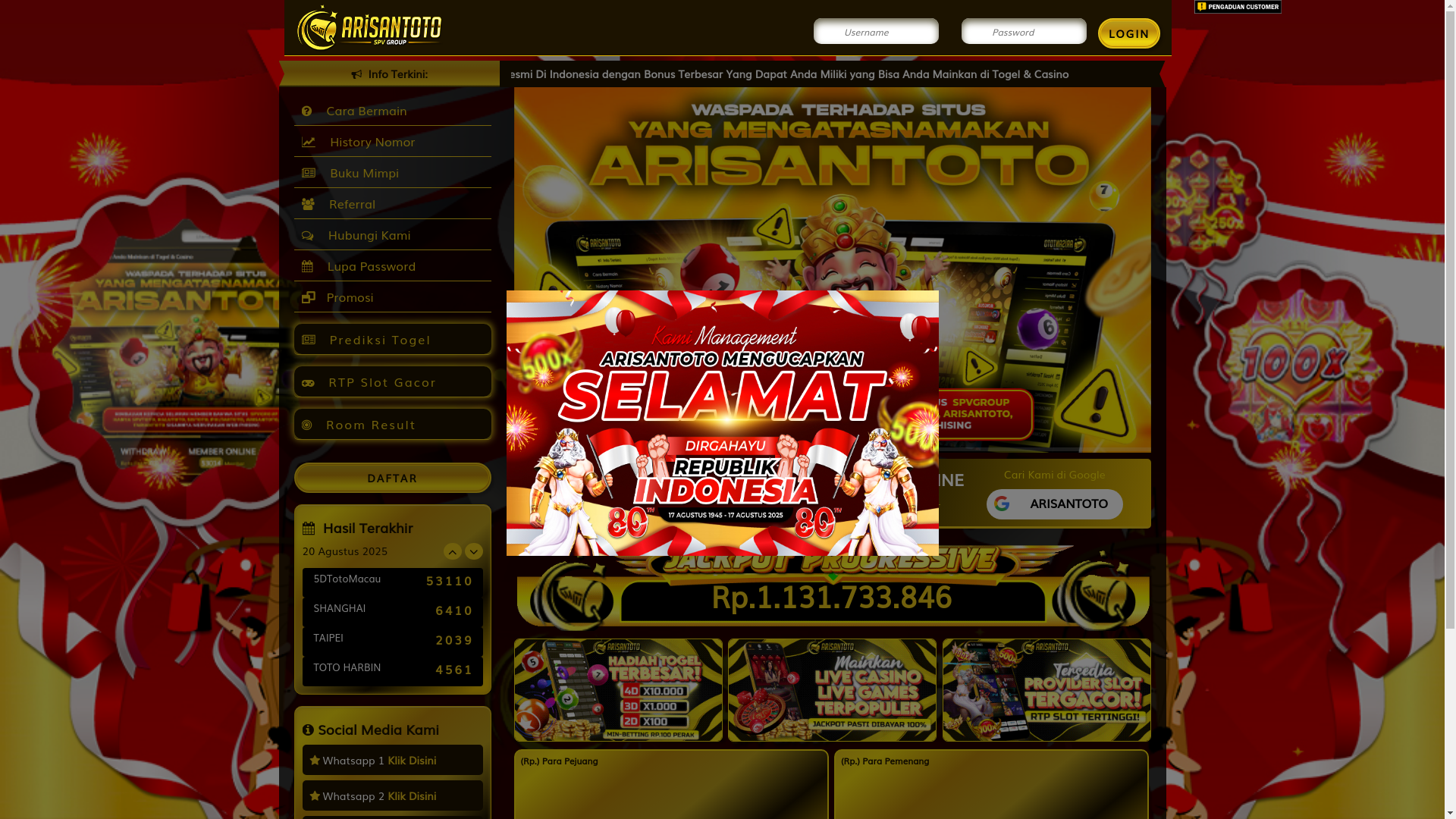 website screenshot of https://siniarisan02.com/