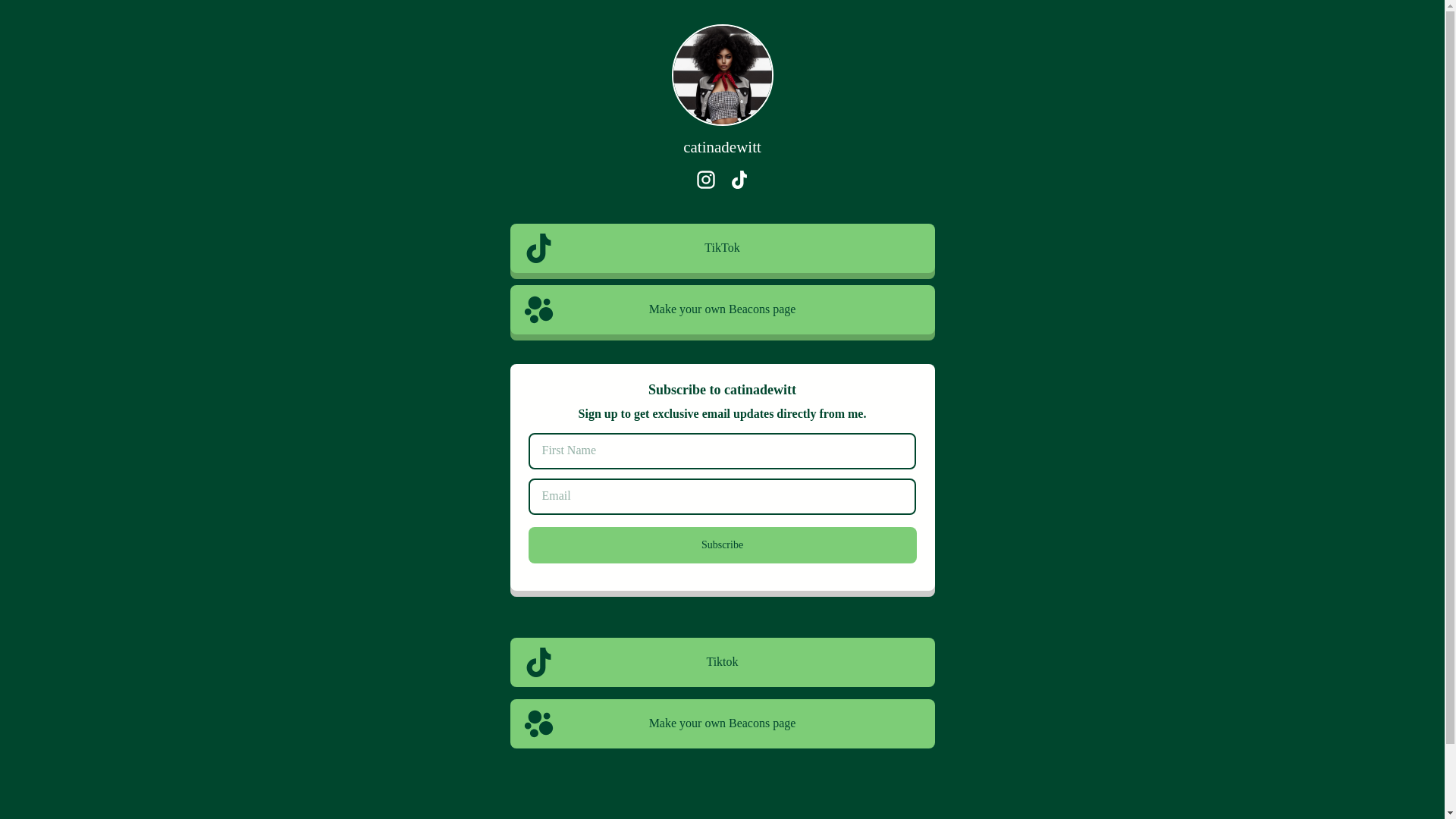 website screenshot of https://catinadewitt.com/