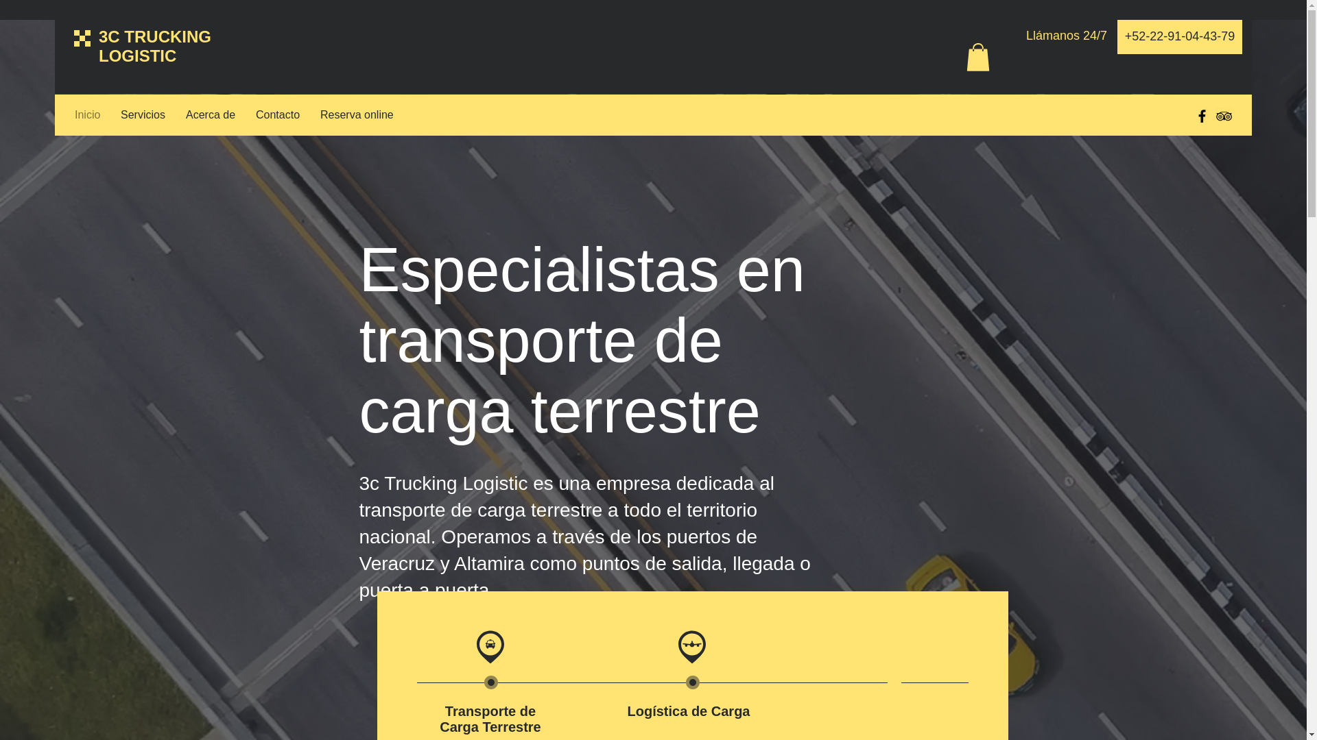 website screenshot of https://3ctruckinglogistic.com/