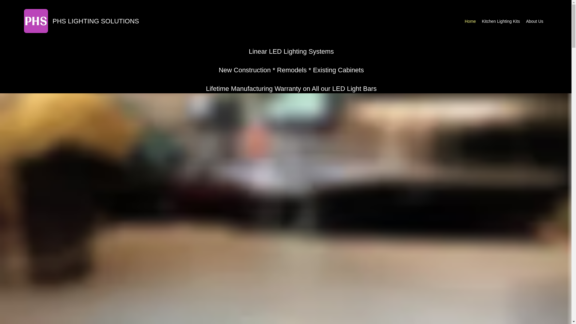 website screenshot of https://phslighting.com/