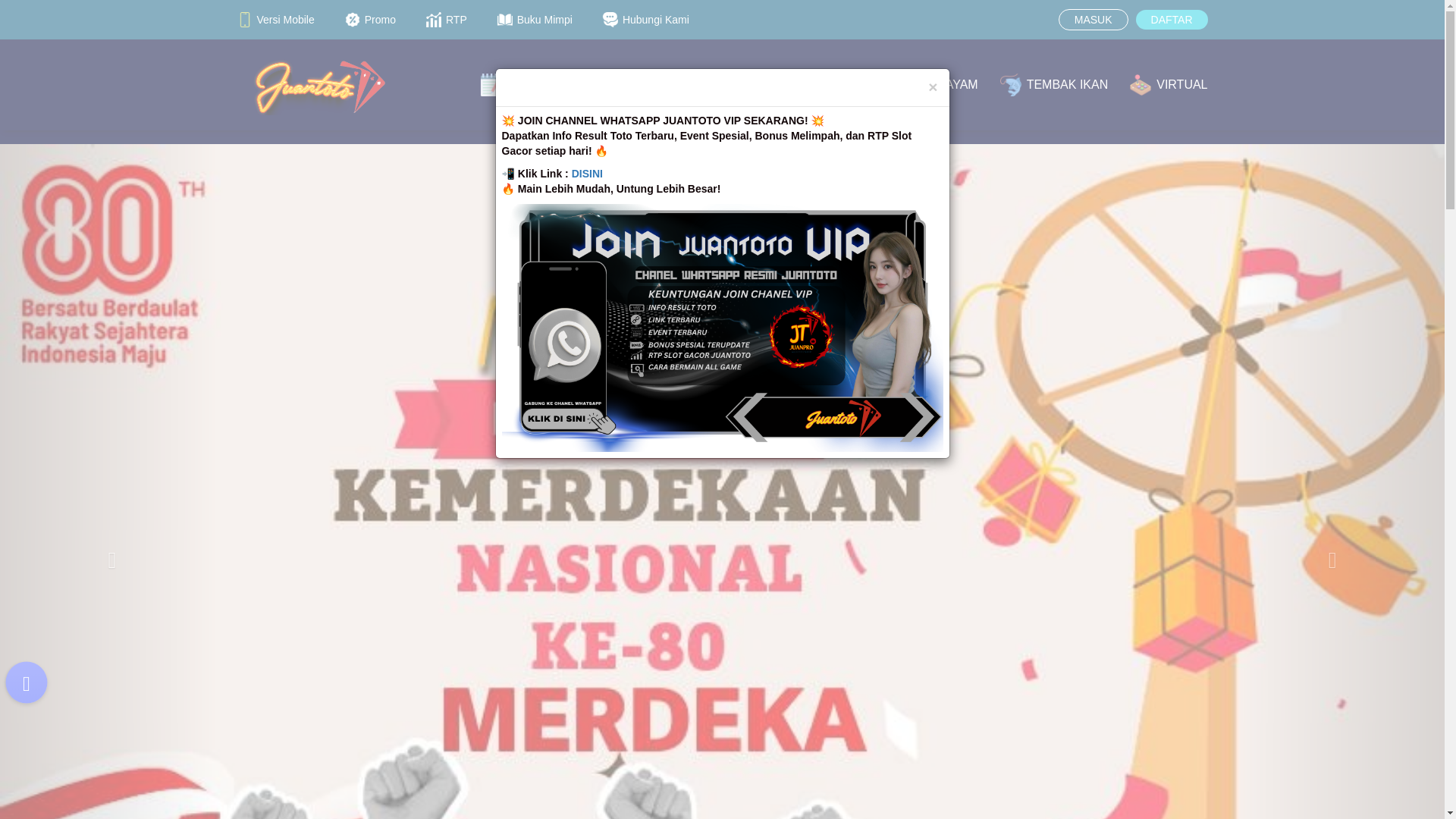 website screenshot of https://juantoto-19108.cfd/