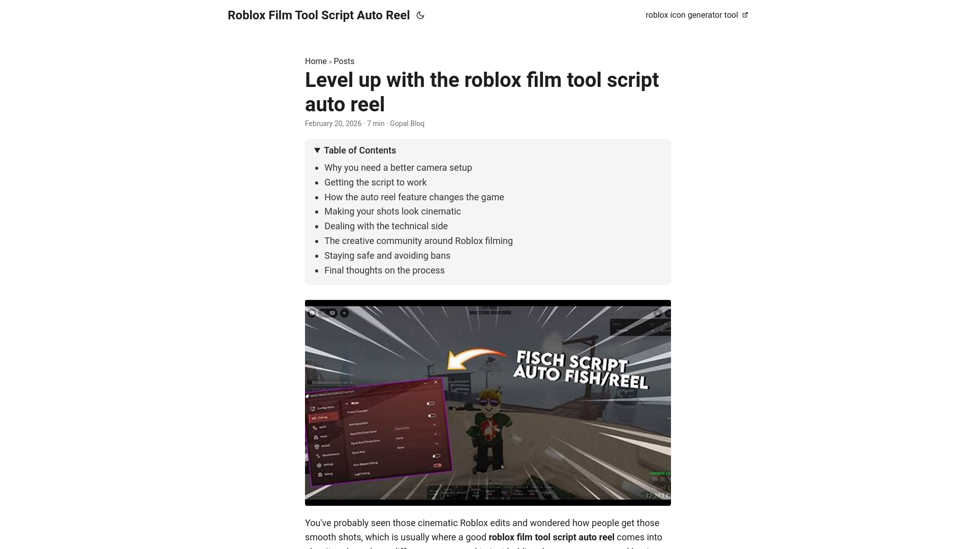website screenshot of https://roblox-film-tool-script-auto-reel.pages.dev/