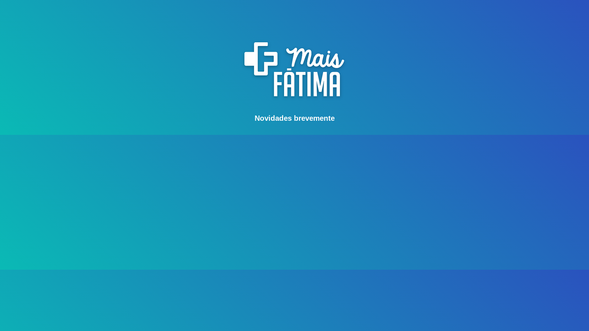 website screenshot of https://maisfatima.pt/