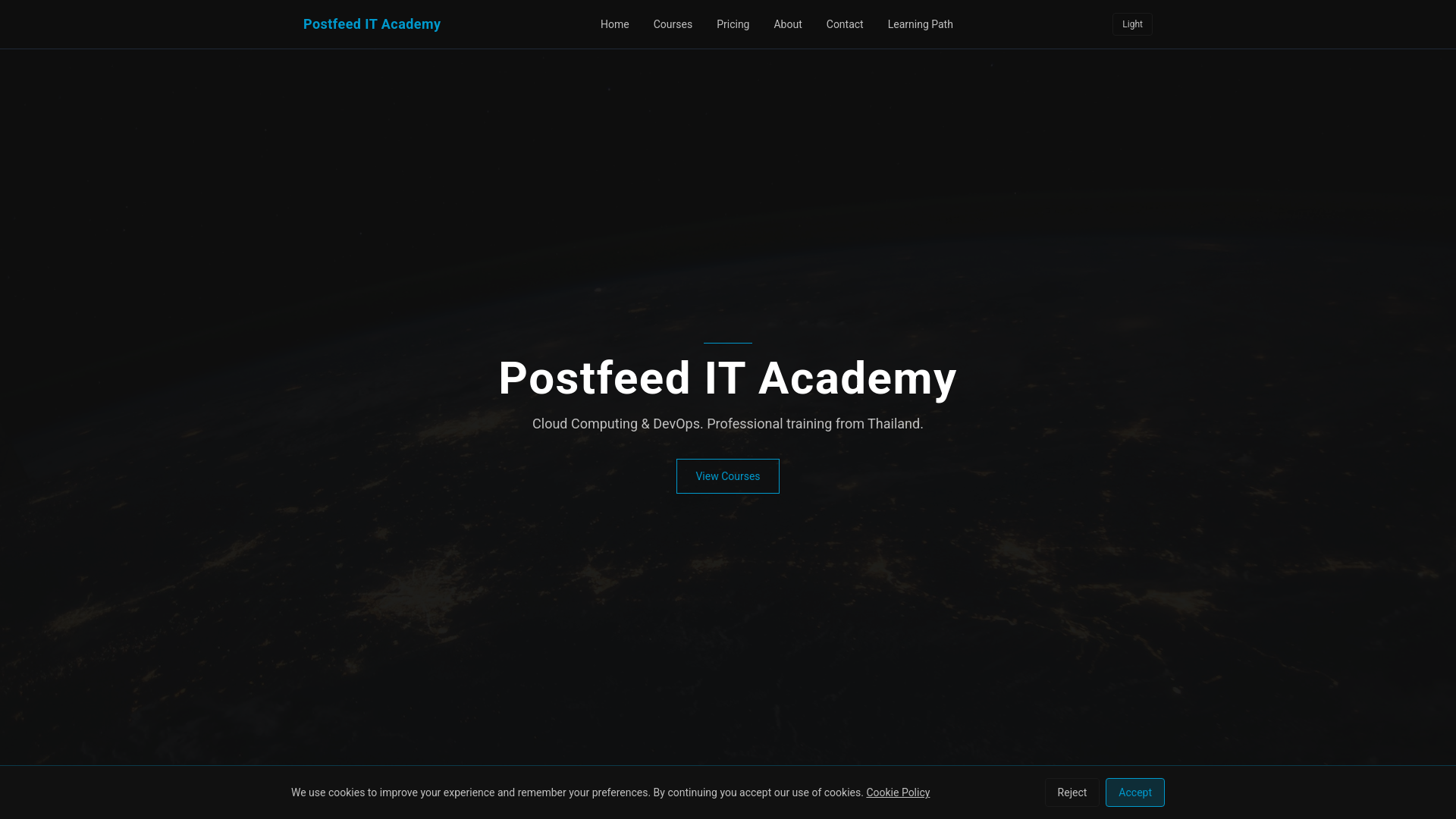 website screenshot of https://postfeed.digital/