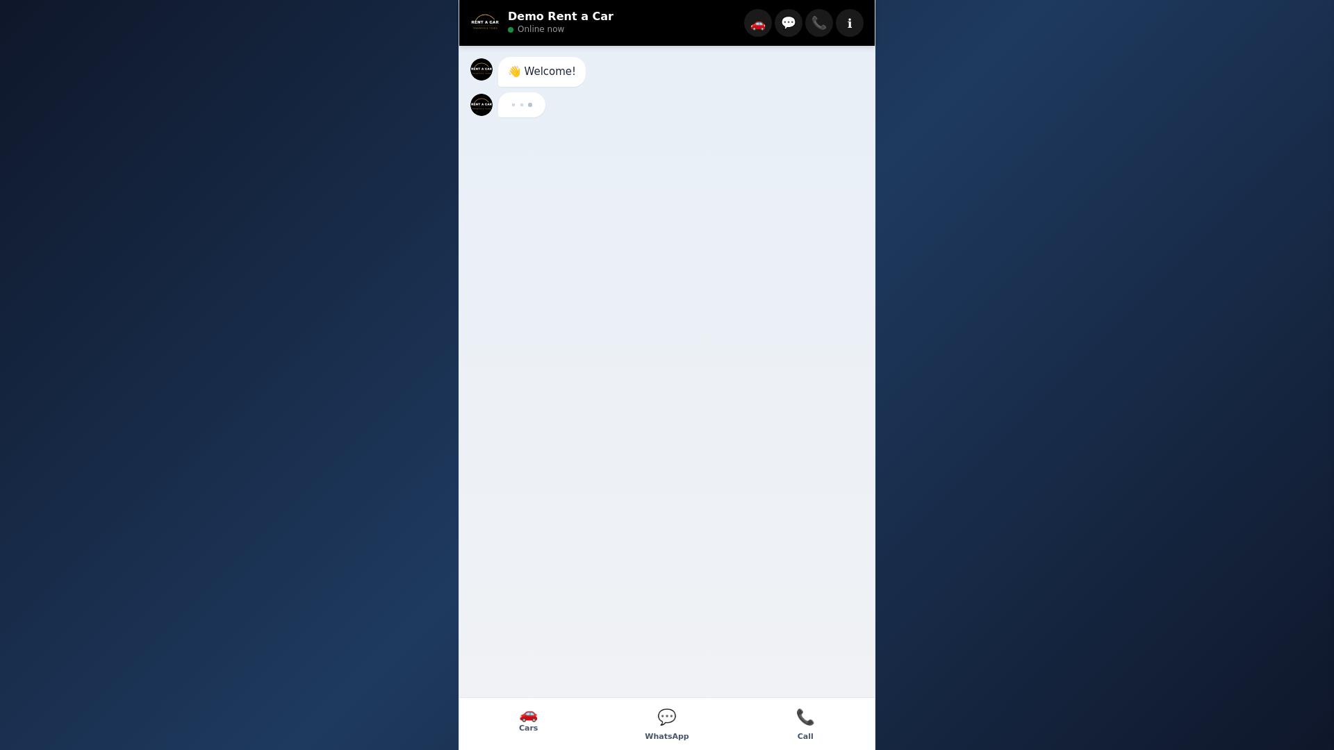 website screenshot of https://demo-rent-frontend.pages.dev/