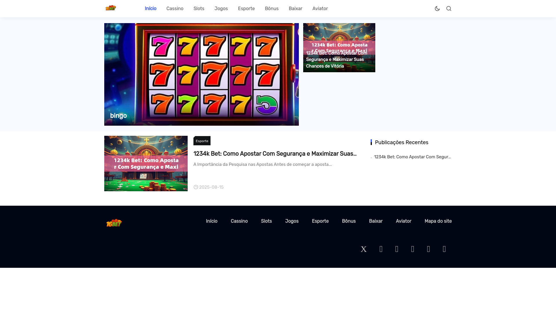 website screenshot of https://16bet-k.com/