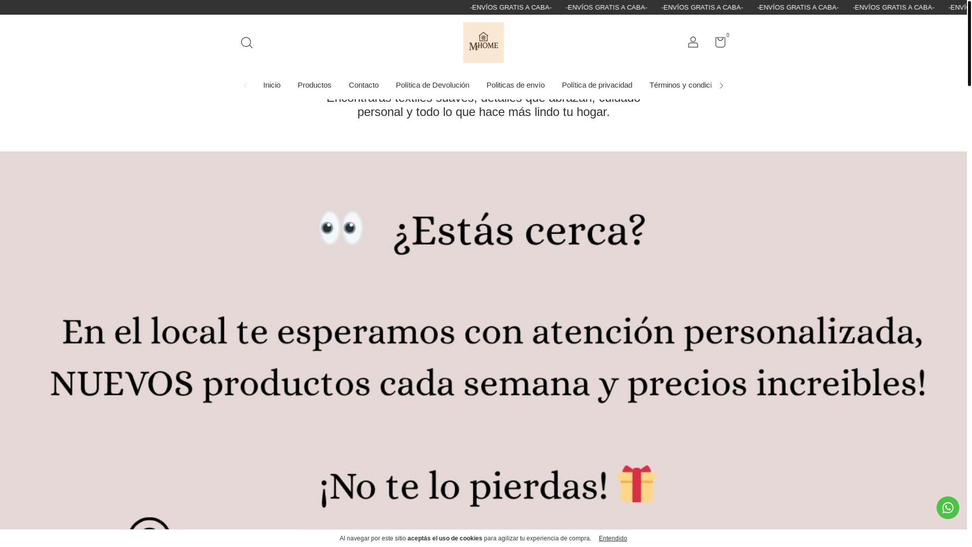 website screenshot of https://mhomelarra.com.ar/