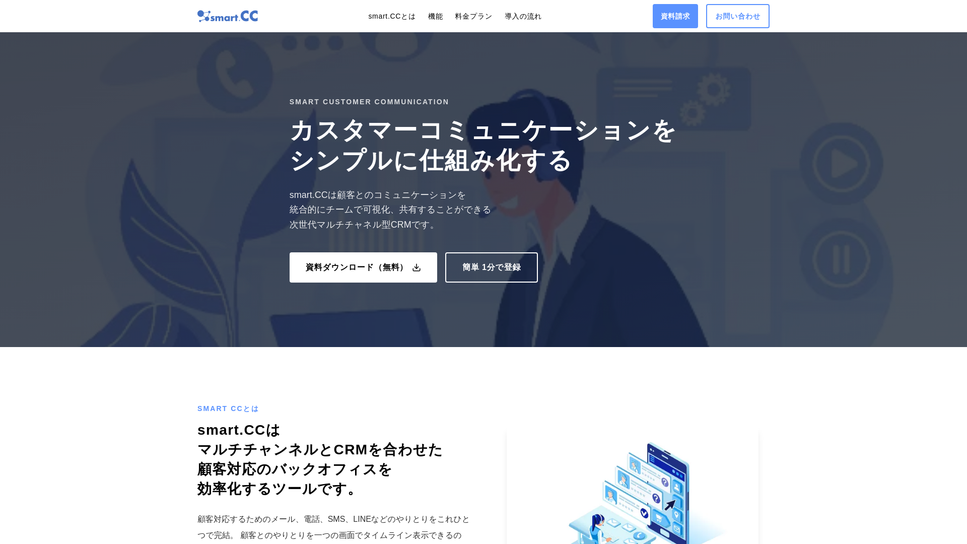 website screenshot of https://smartcc-product-site.pages.dev/