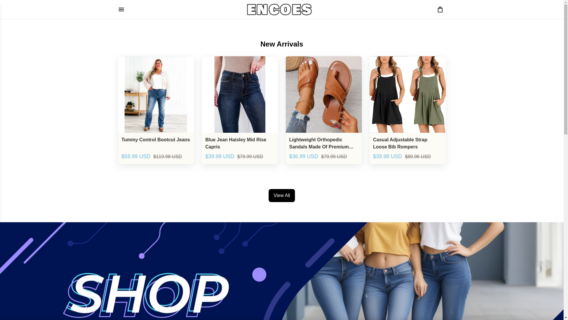 website screenshot of https://encoes.com/