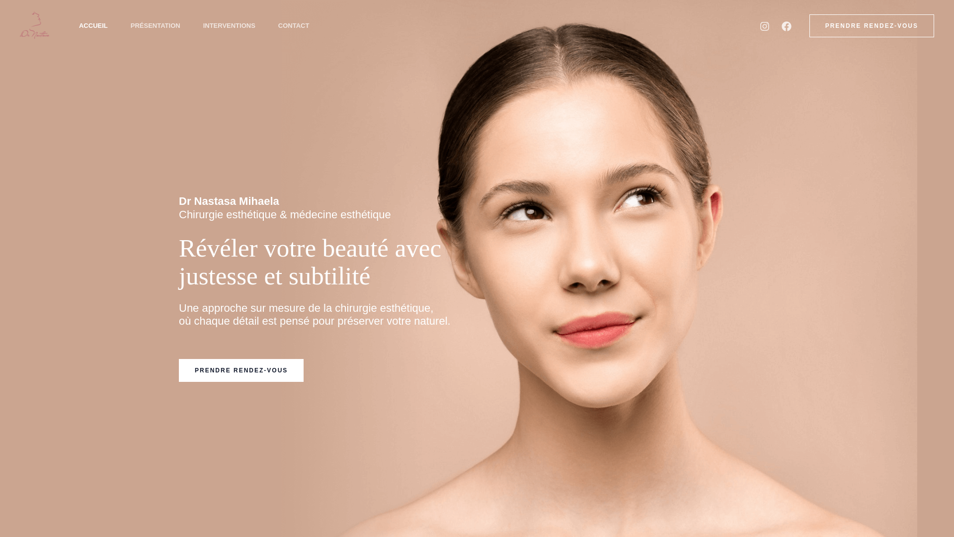 website screenshot of https://dr-nastasa-chirurgie-esthetique.com
