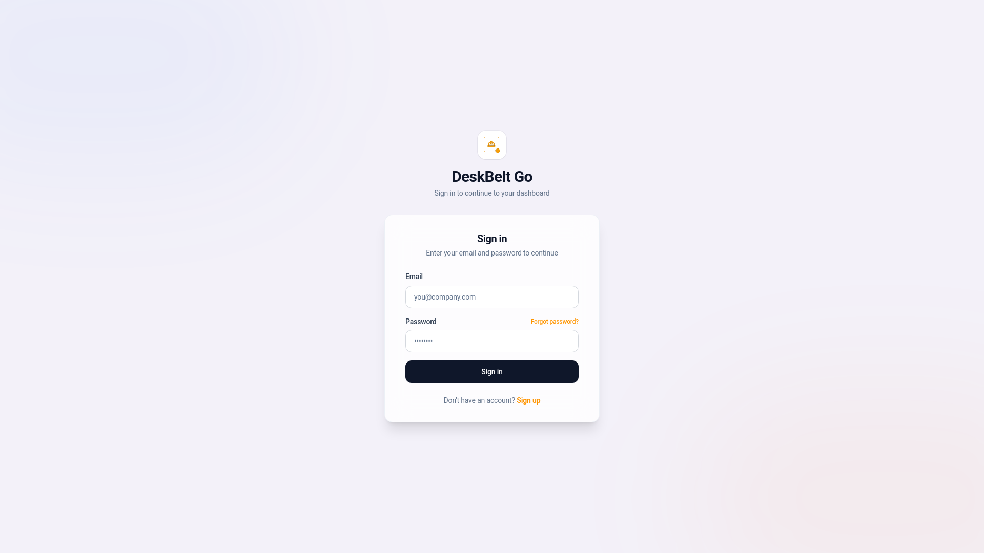 website screenshot of https://deskbelt-go-staging-new.pages.dev/