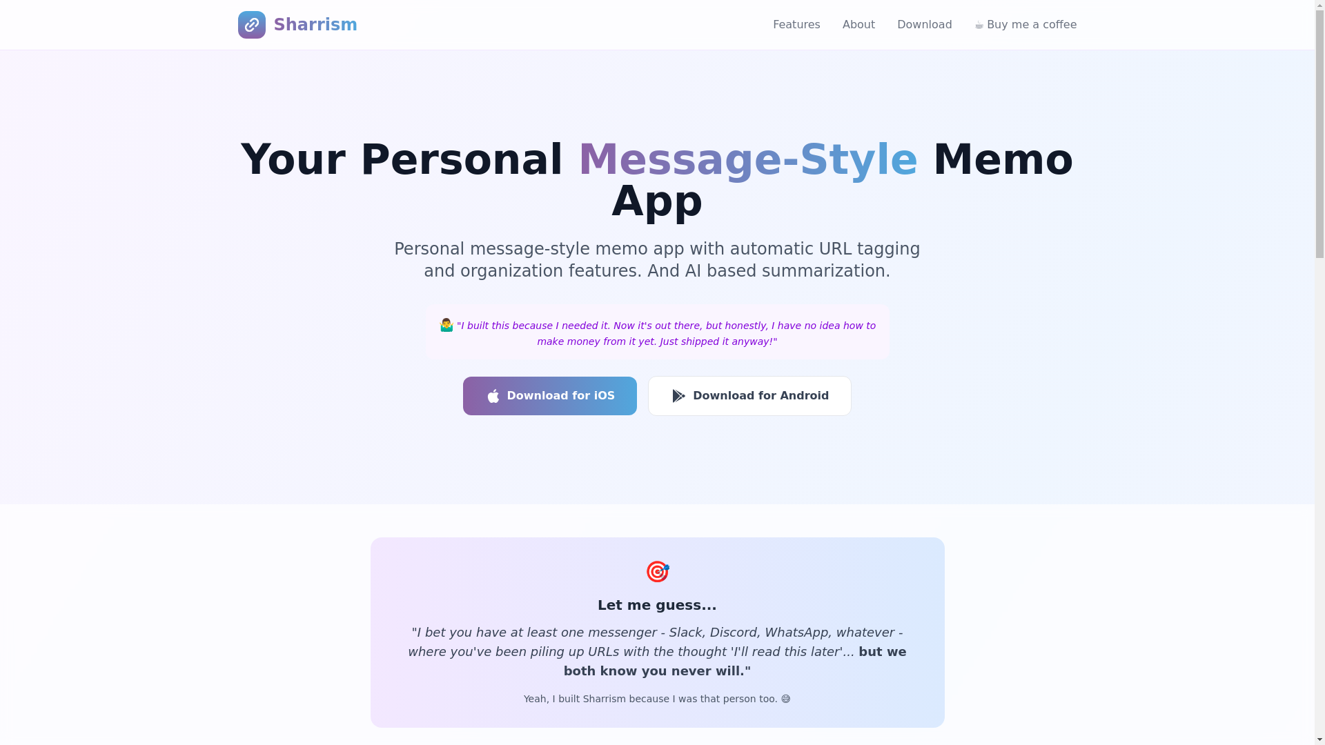 website screenshot of https://sharrism-web.pages.dev/