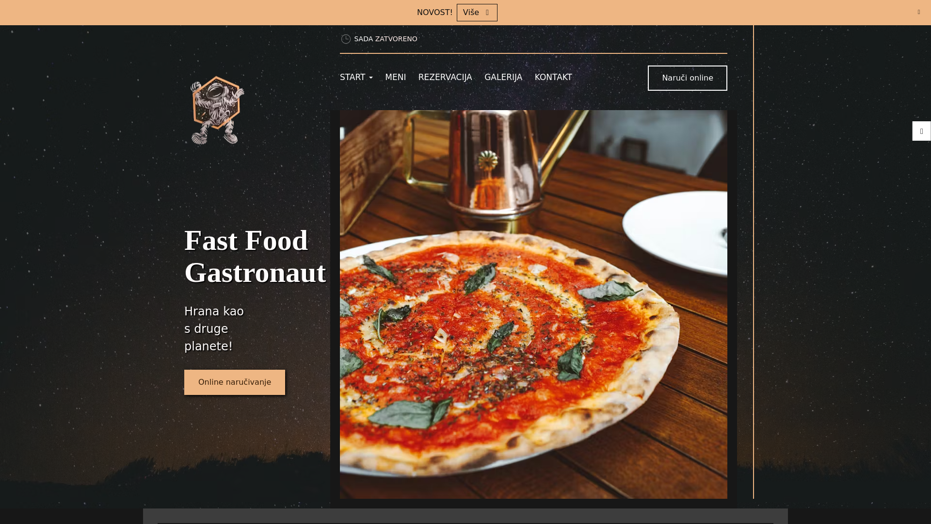 website screenshot of https://fastfoodgastronaut.com