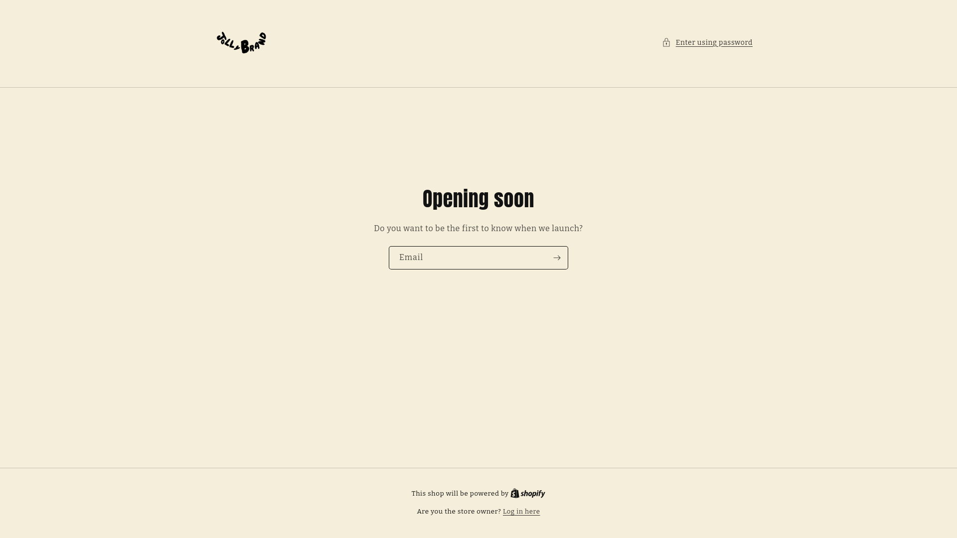 website screenshot of https://jollybrand.co/