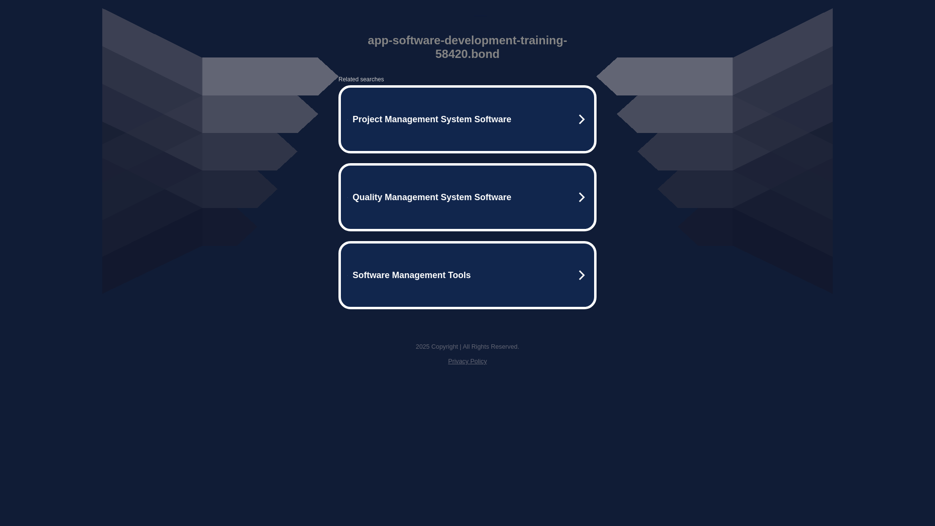 website screenshot of https://app-software-development-training-58420.bond/