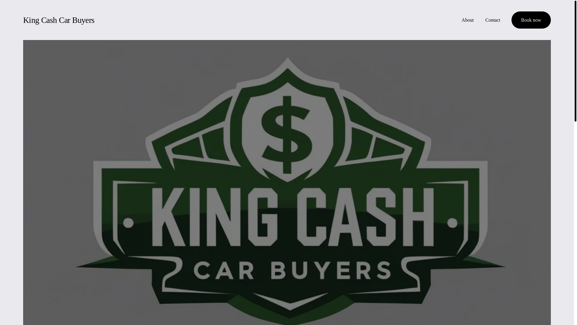 website screenshot of https://kingcashcarbuyers.com/