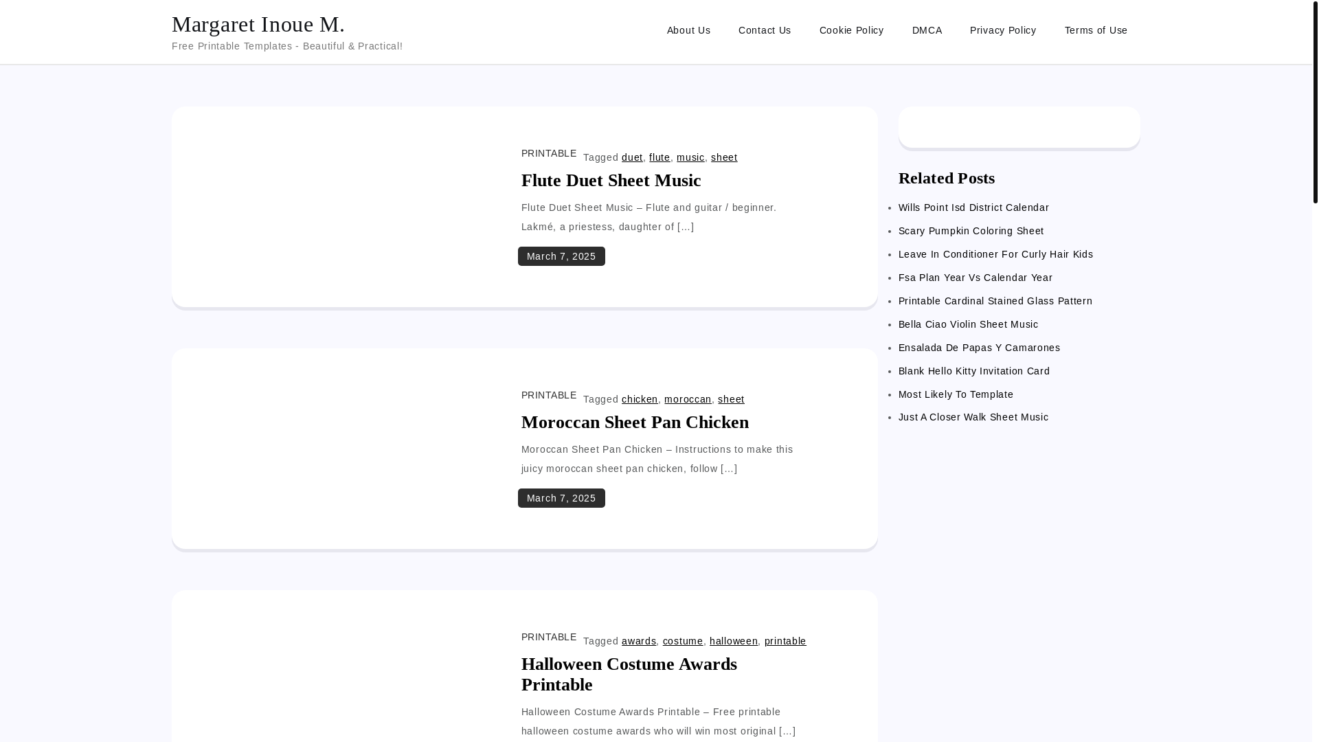 website screenshot of https://margaretinouem.pages.dev/