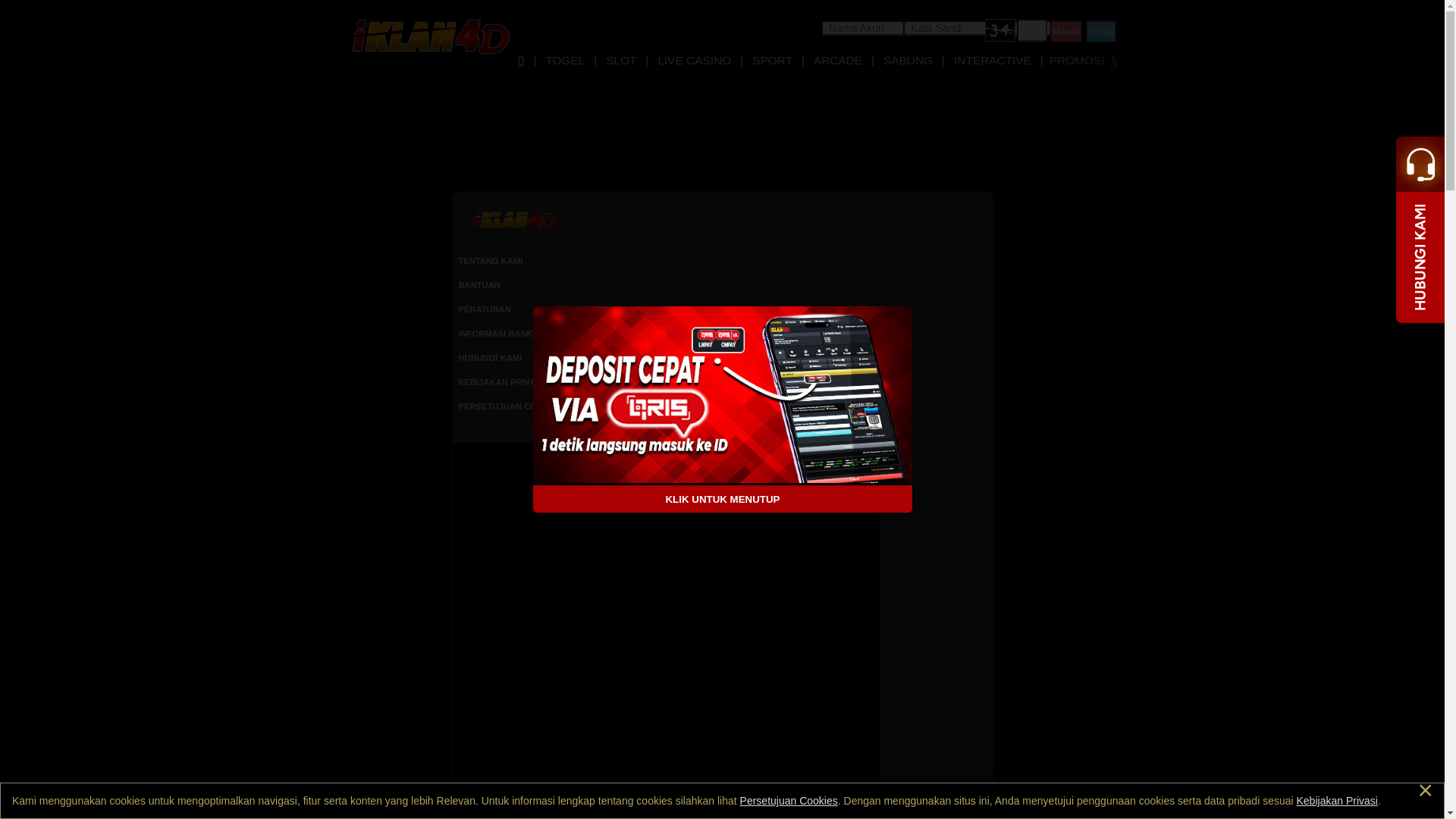 website screenshot of https://winiklan4d.sbs/