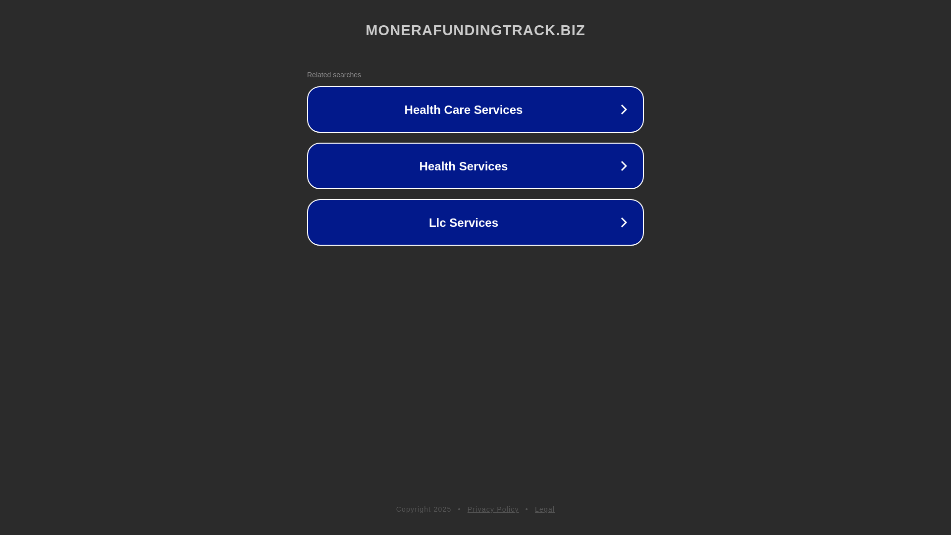 website screenshot of https://monerafundingtrack.biz/
