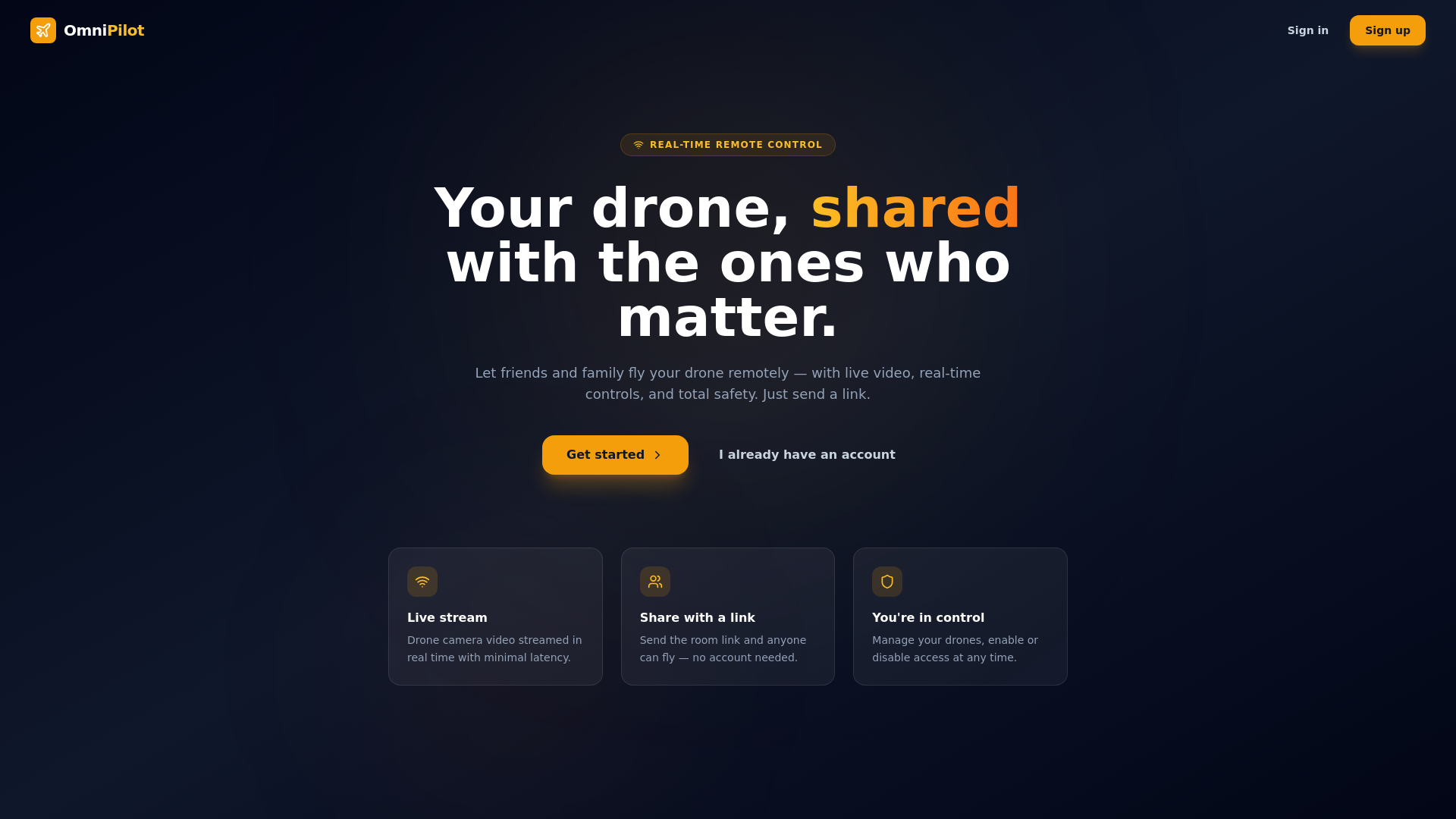 website screenshot of https://omnipilot.com.br/