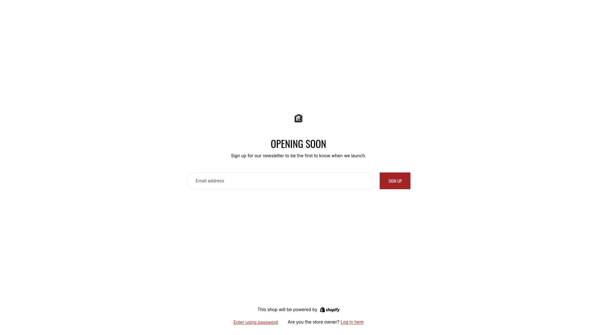 website screenshot of https://golfgaragevtstore.com/