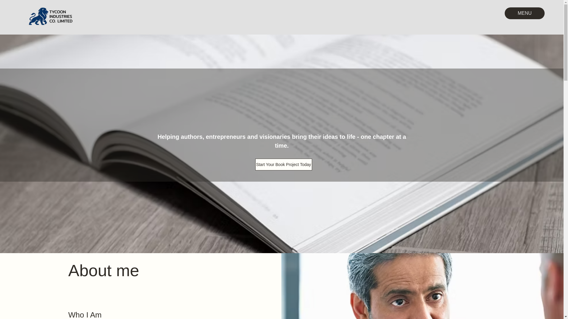 website screenshot of https://bookwriterglobal.com/