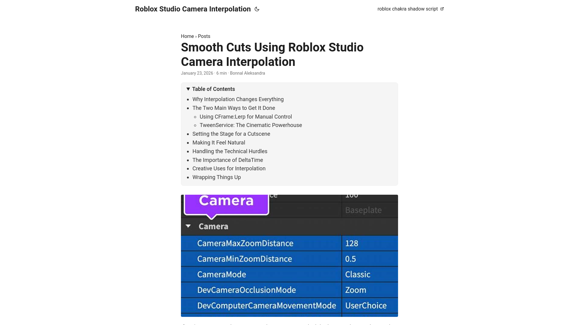 website screenshot of https://roblox-studio-camera-interpolation.pages.dev/